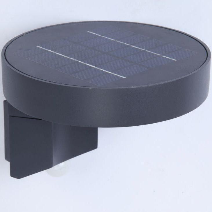 Lutec Diso LED Solar Wall Light - Dark Grey 6906702335