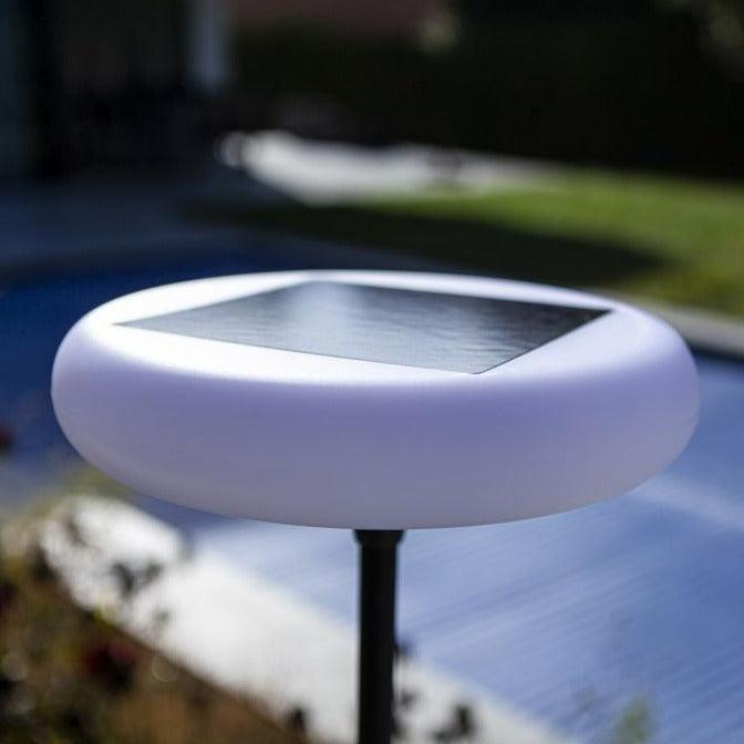 Lutec Pops LED Solar Post Light - Matt Black 6910901012