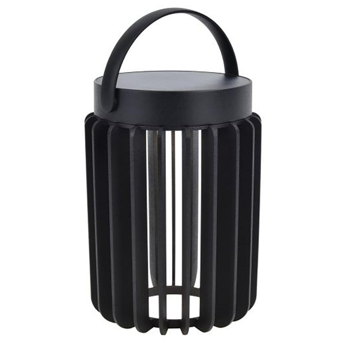 Lutec Kozy LED Portable Solar Lamp - Matt Black 6933701330