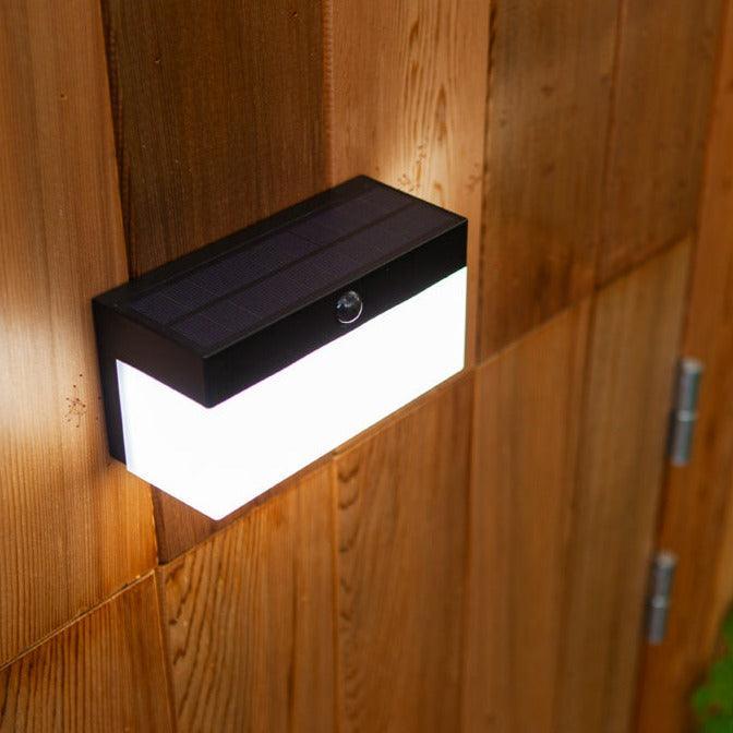 Lutec Fran Solar LED Wall Light - Black 6941502330 - detail image