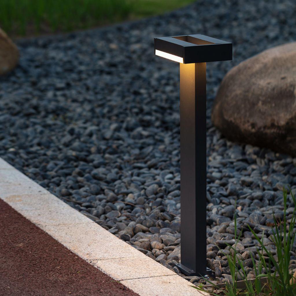 Lutec Conroy Outdoor LED Bollard Light - Dark Grey