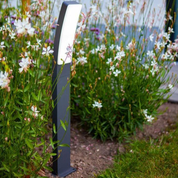 Lutec Kira Outdoor LED Bollard Light In Dark Grey 7288902118