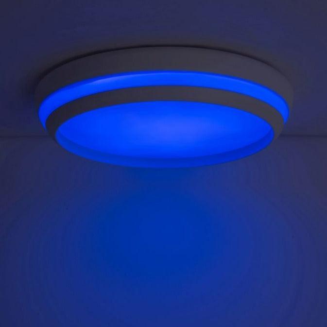 Lutec Cepa LED Flush Ceiling Light - White 8402901446 Blue Light