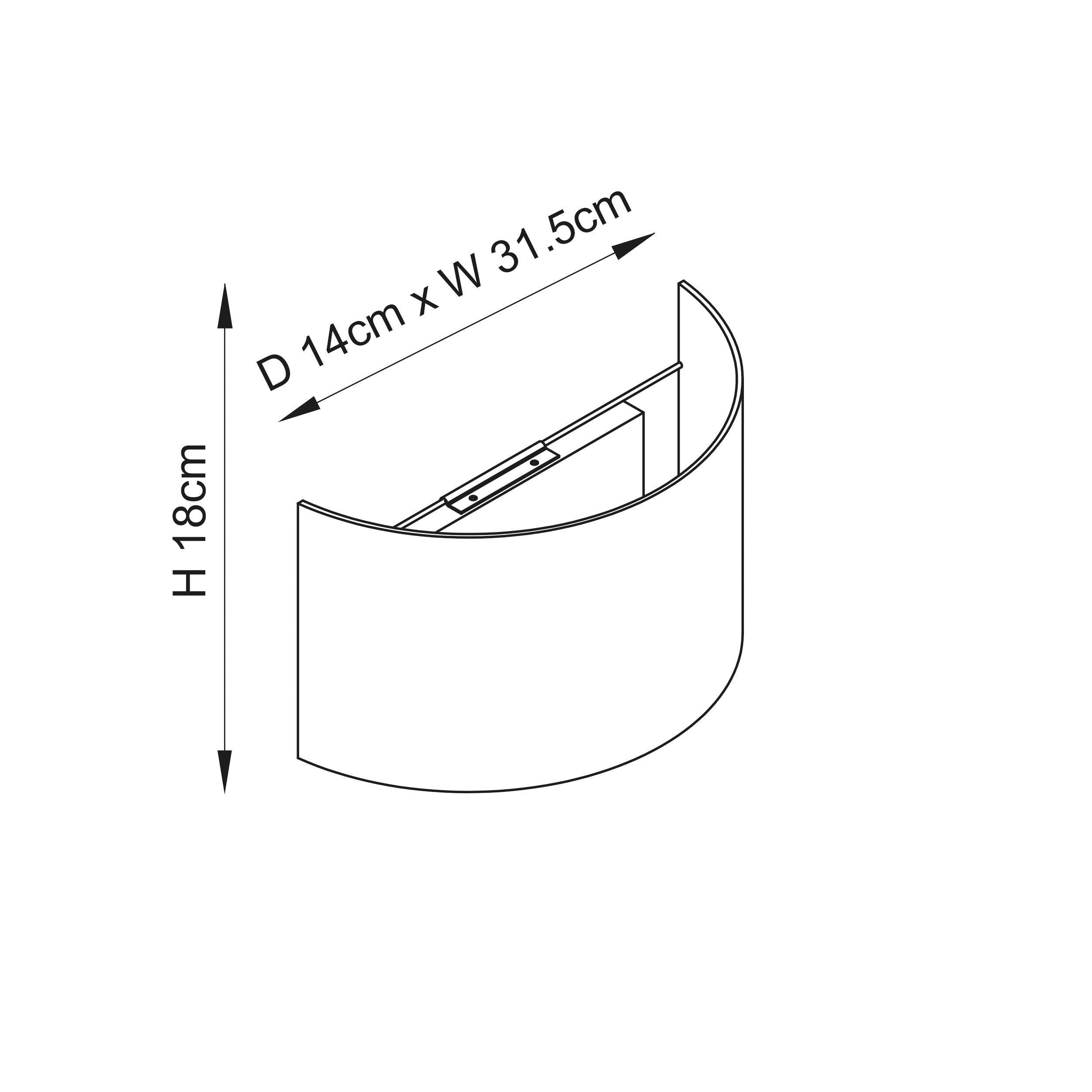 obi 1lt vintage white linen wall light 70334 by Endon Lighting Bedroom Hero Shot