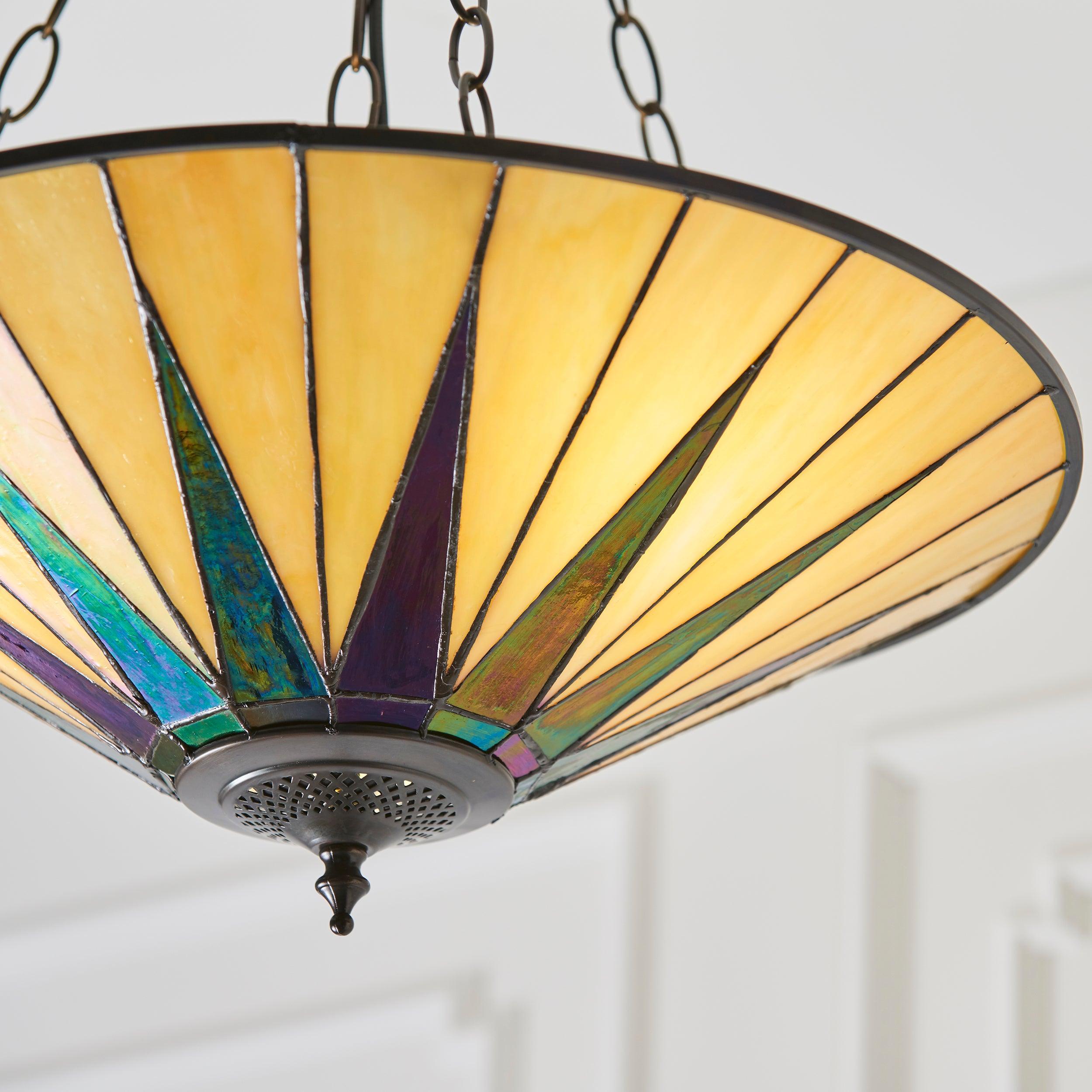 dark star adjustable tiffany ceiling pendant light Hallway Lighting Image