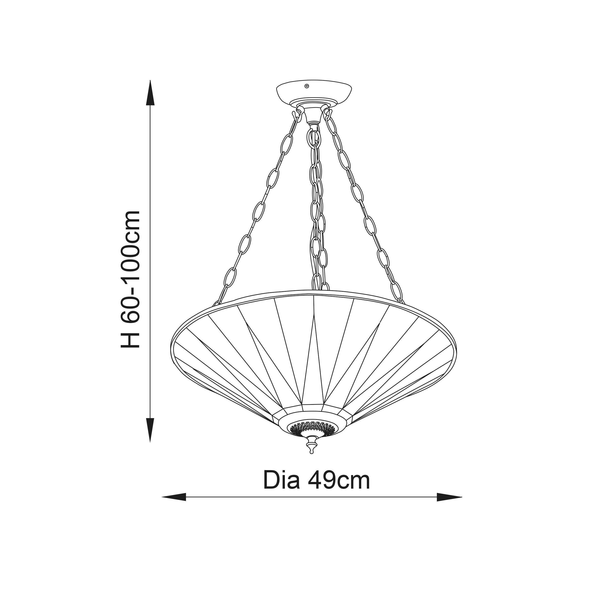 dark star adjustable tiffany ceiling pendant light Living room lighting image