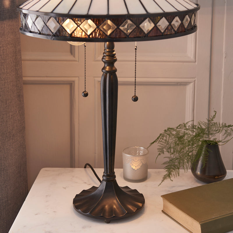 Interiors 1900 Fargo Tiffany Table Lamp