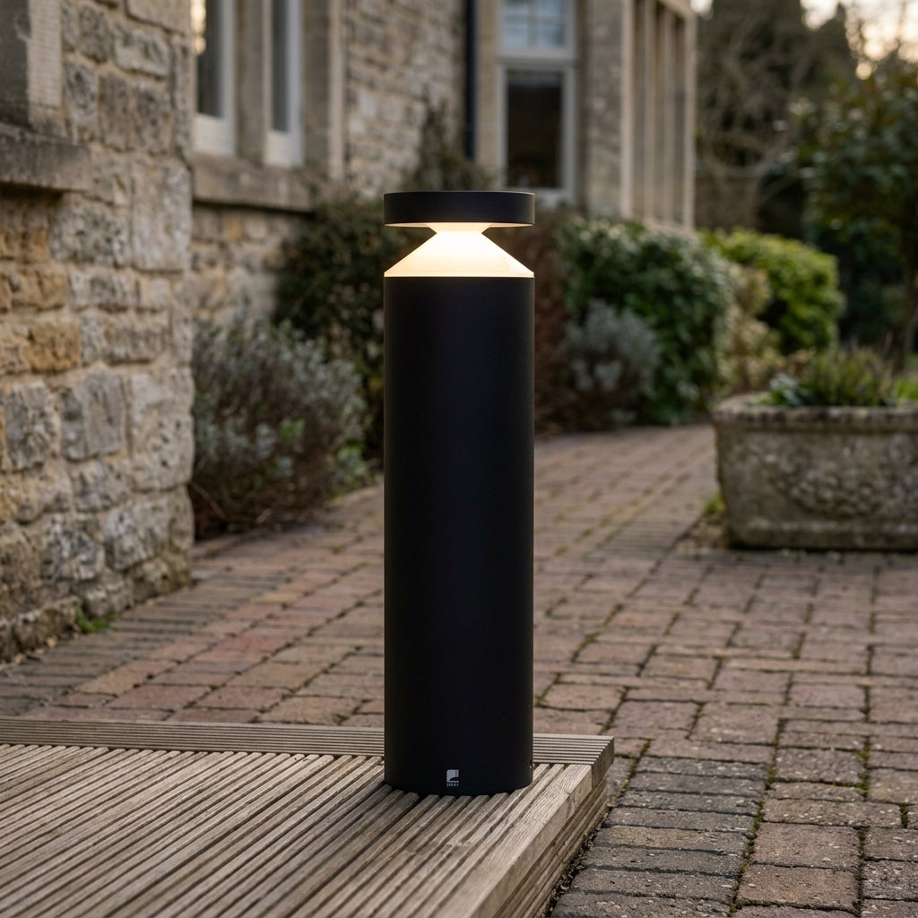 Eglo Melzo IP65 Black LED Pedestal Light