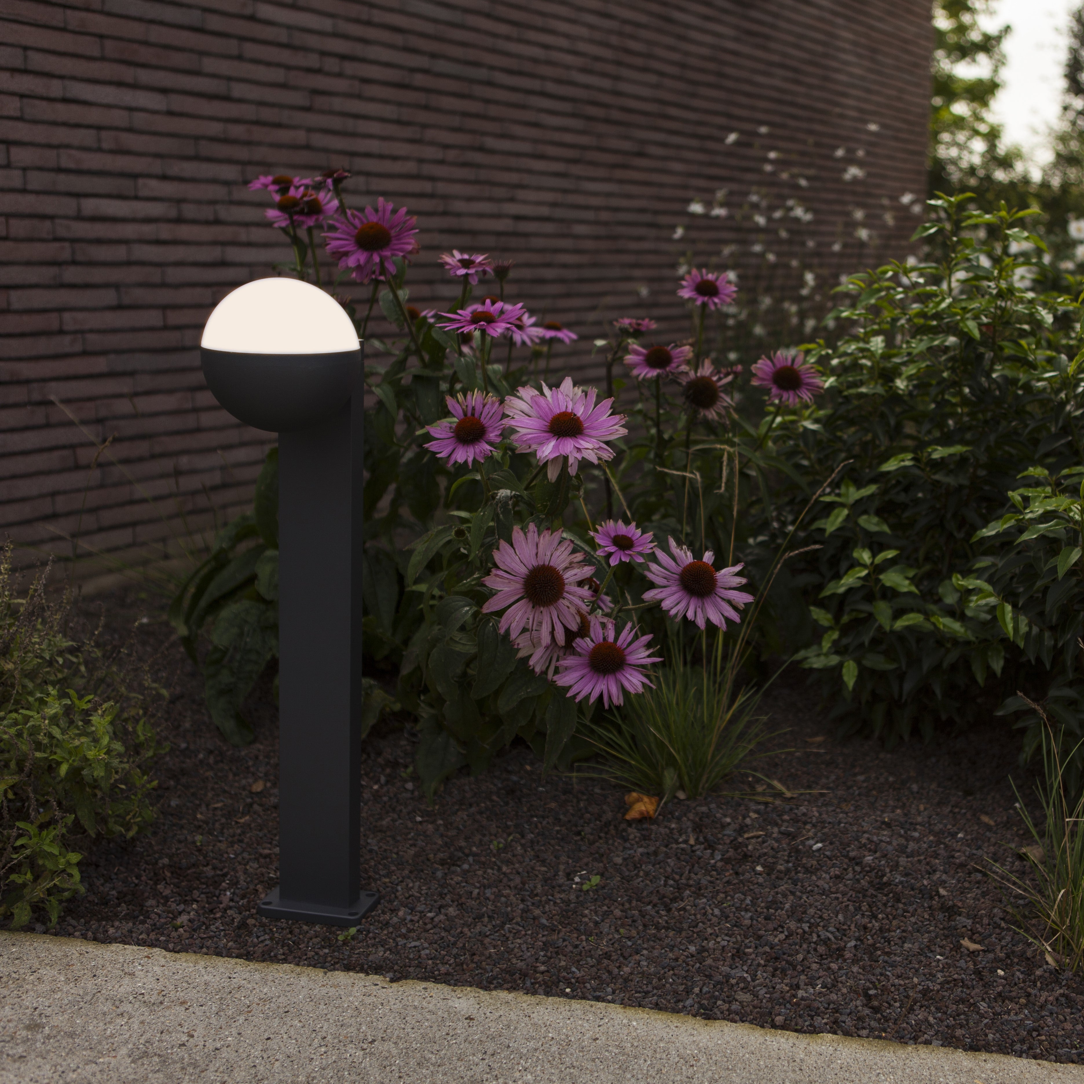 Lutec Looma Outdoor Dark Grey Bollard