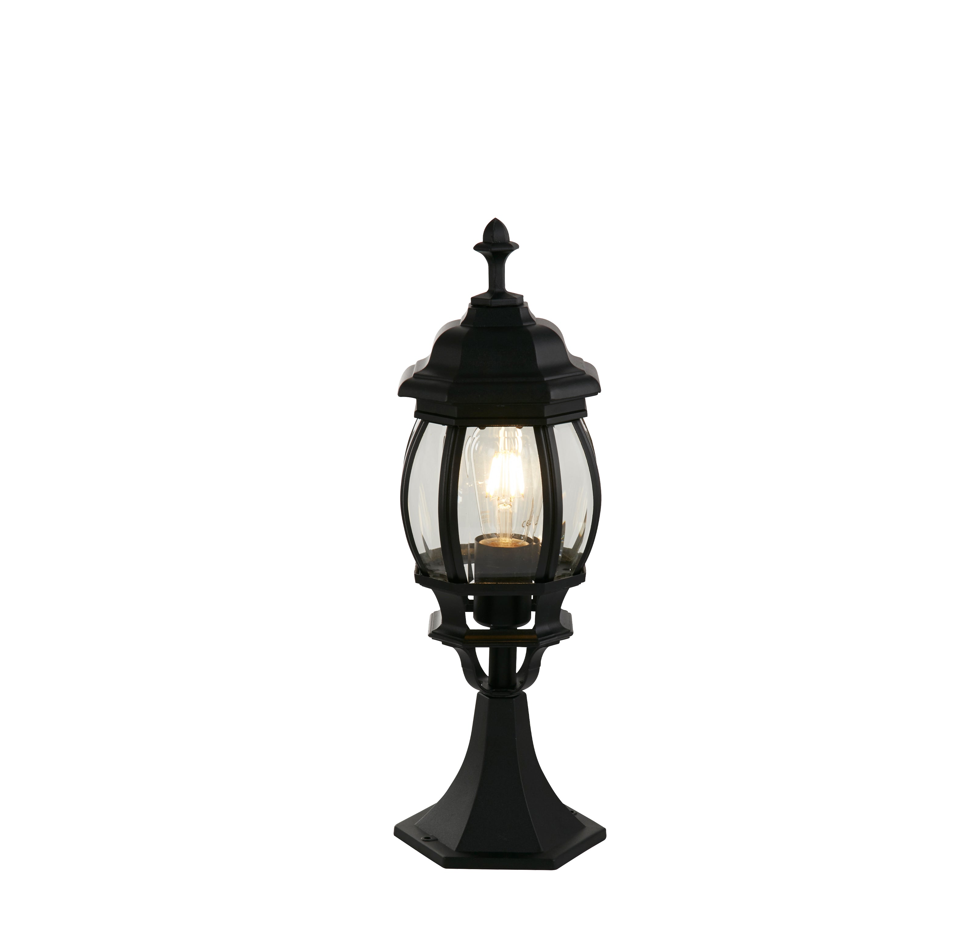 Searchlight Bel Aire Outdoor Black Pedestal - 50cm