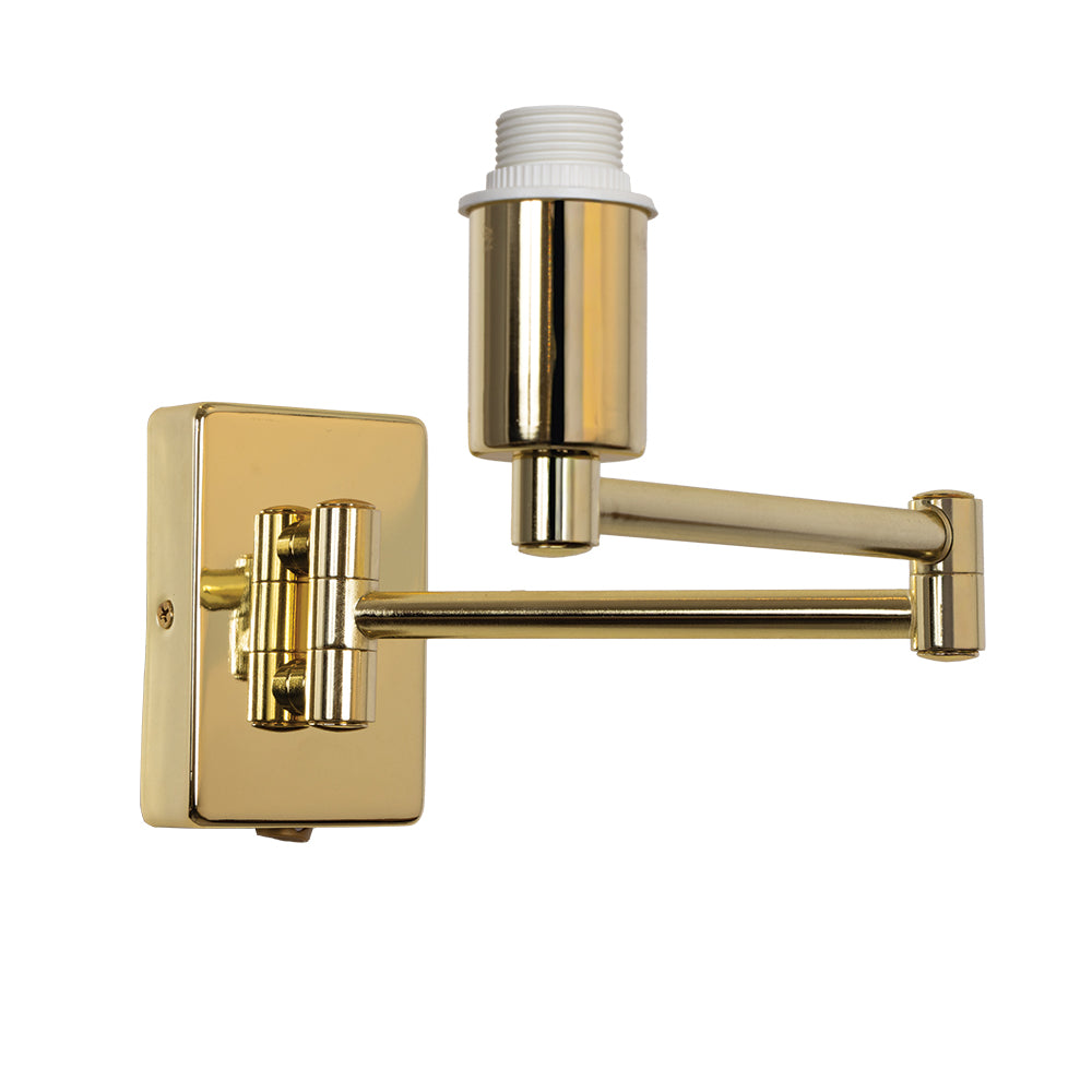 Armada Polished Brass Double Swing Arm Wall Light