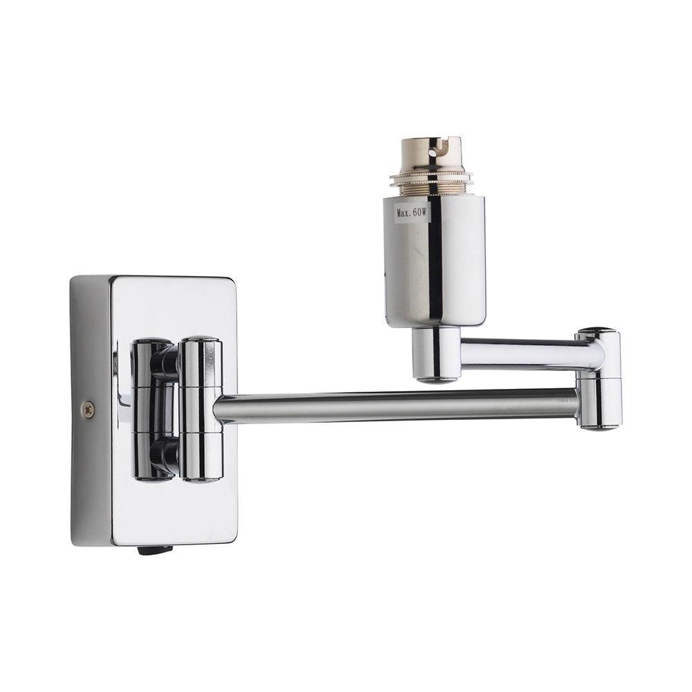 armada chrome finish double swing arm wall light Living Room Image