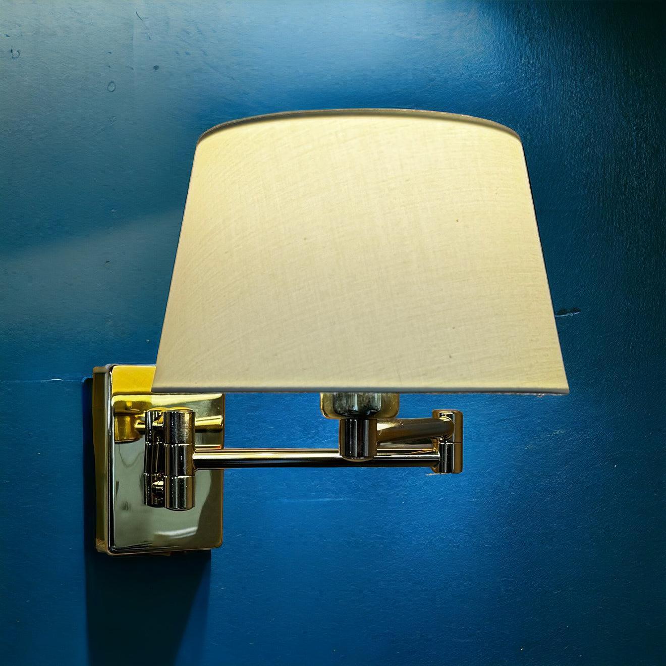 armada polished brass finish double swing arm wall light TIffany Lighting Image