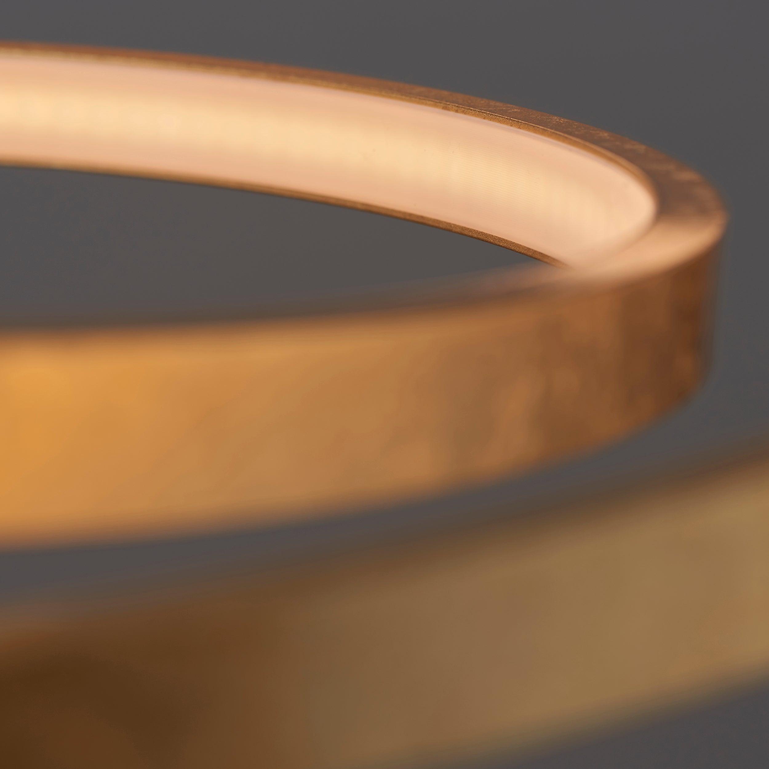 Endon Scribble 1 Light Gold Ceiling Pendant Light 72479 - Close-up internal detail