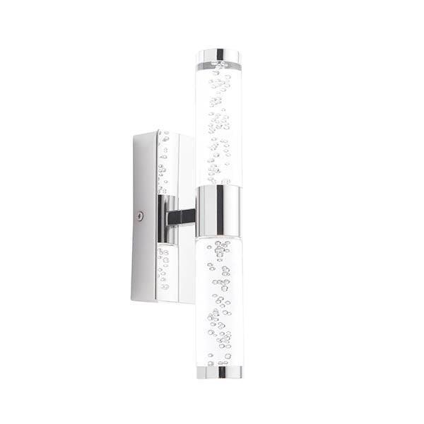 Essence 2 Light LED Chrome & Acrylic Bathroom Wall Light-WAREHOUSE-40-100226