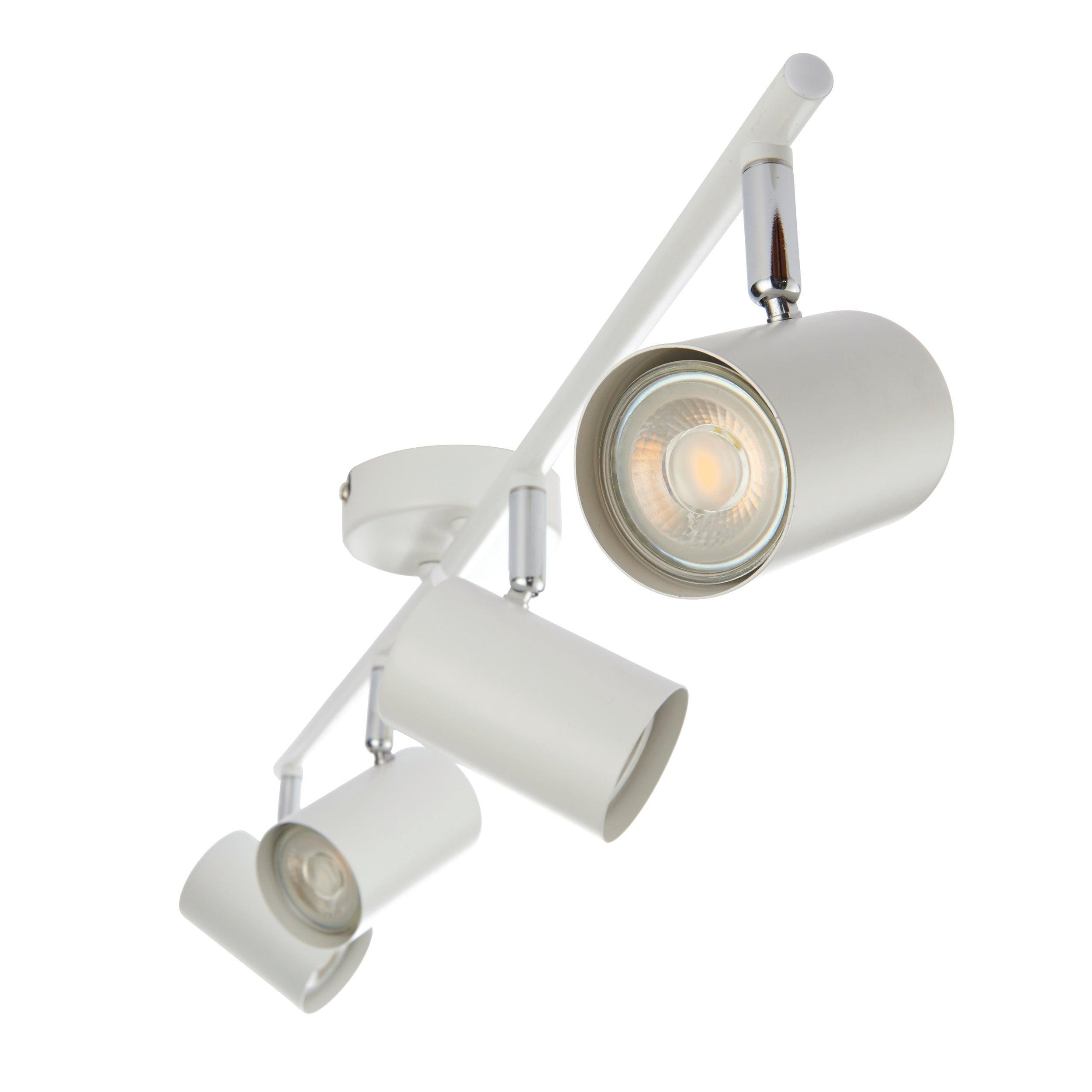 Arezzo 4 Light White Bar SpotLight 7W-WAREHOUSE-40-200326