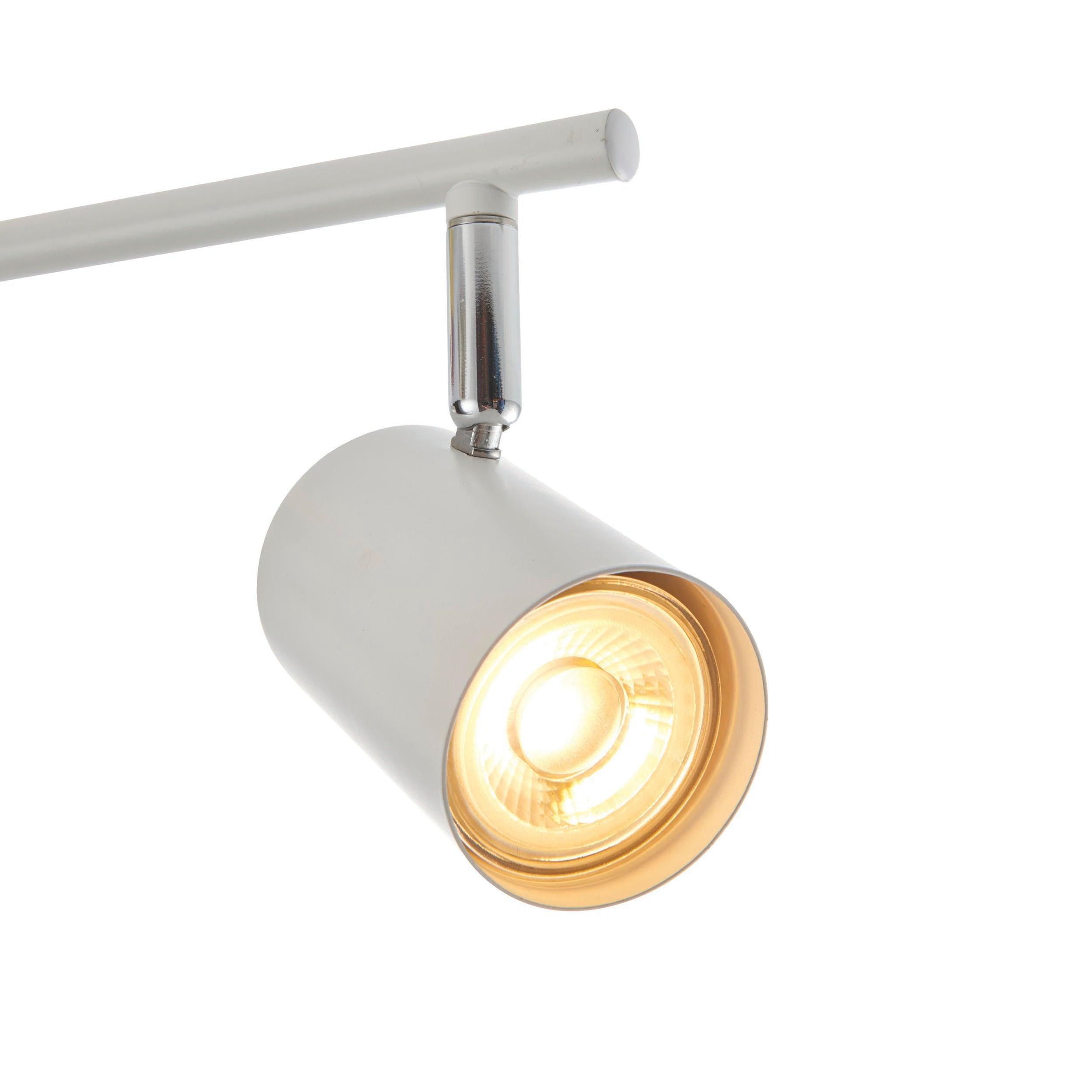 Arezzo 4 Light White Bar SpotLight 7W-clearance