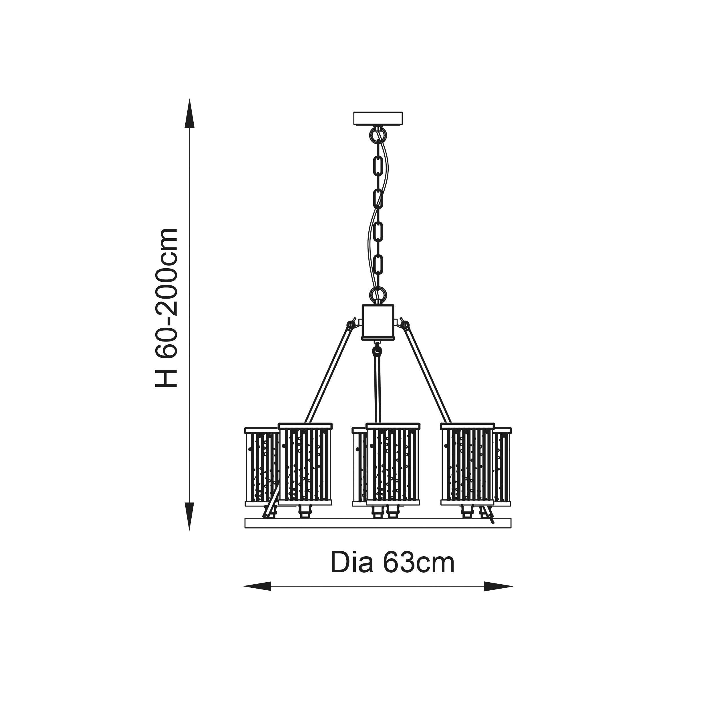 Endon Easton 6 Light Nickel Ceiling Pendant Light-Ceiling Pendant Lights-Endon Lighting Hallway Lighting Close upTiffany Lighting Direct