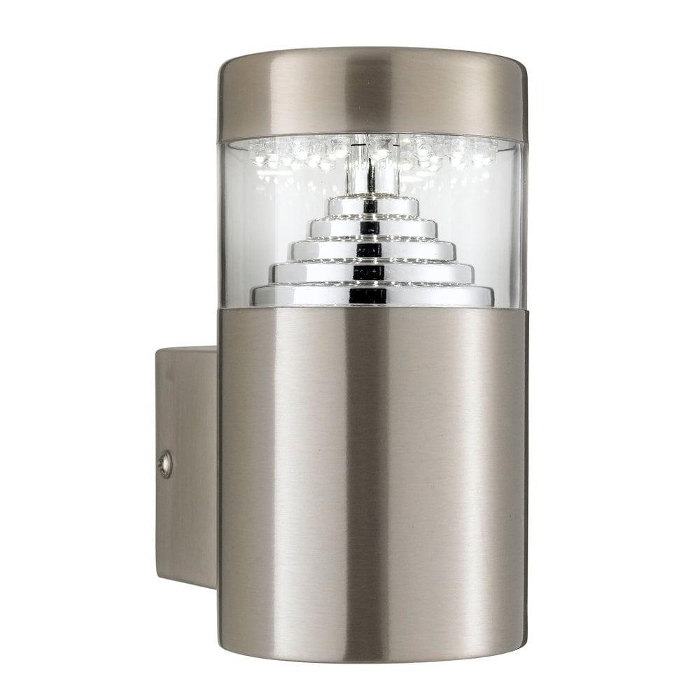 Searchlight Brooklyn LED Stainless Steel Outdoor Wall Light-warehouse-clearance-220526