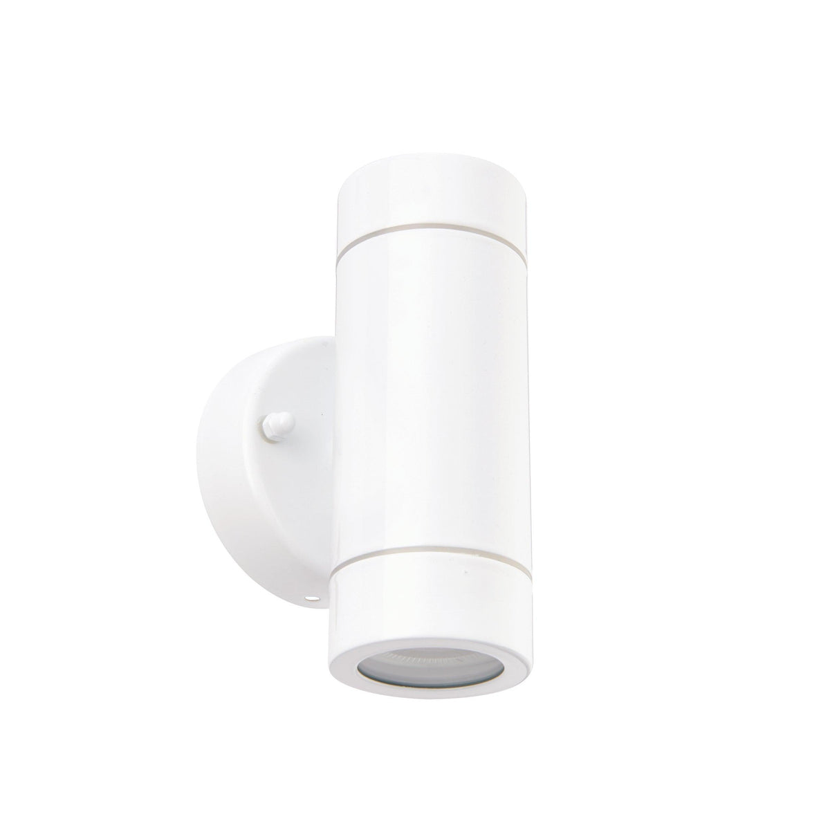 Palin 2 Light White Outdoor Wall Light IP44 7W-warehouse-180926