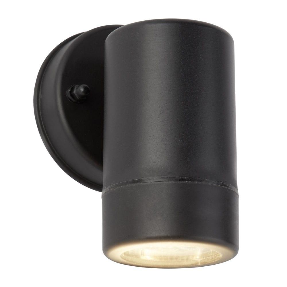 Coastal LED Outdoor 1 Light Cylinder Down Black Wall Light-warehouse-180926