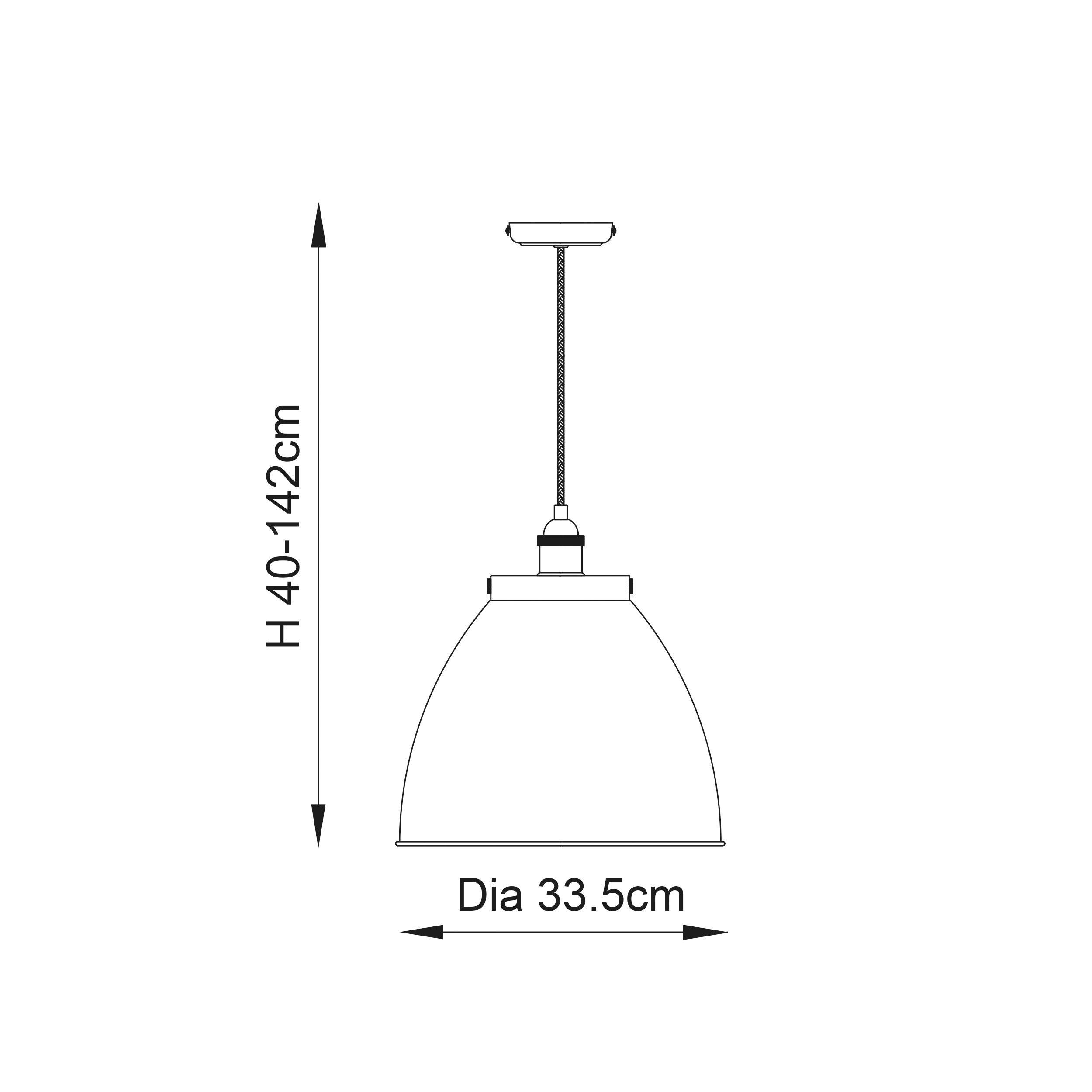 Endon Franklin 1 Light Large Brass Ceiling Pendant-Ceiling Pendant Lights-Endon Lighting Living Room Close Up Lighting Tiffany Lighting Direct