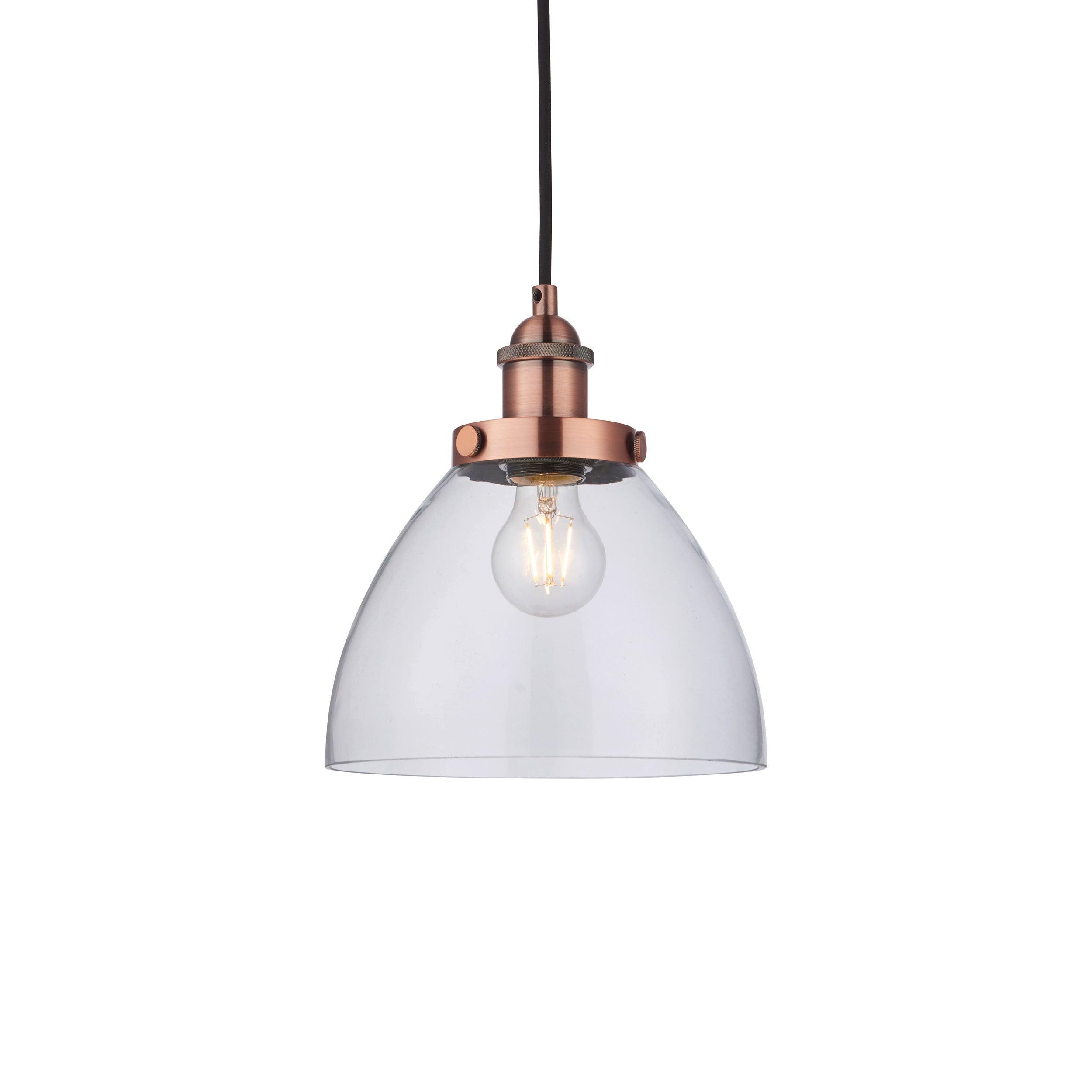 Hansen Copper Kitchen Pendant Light 76332