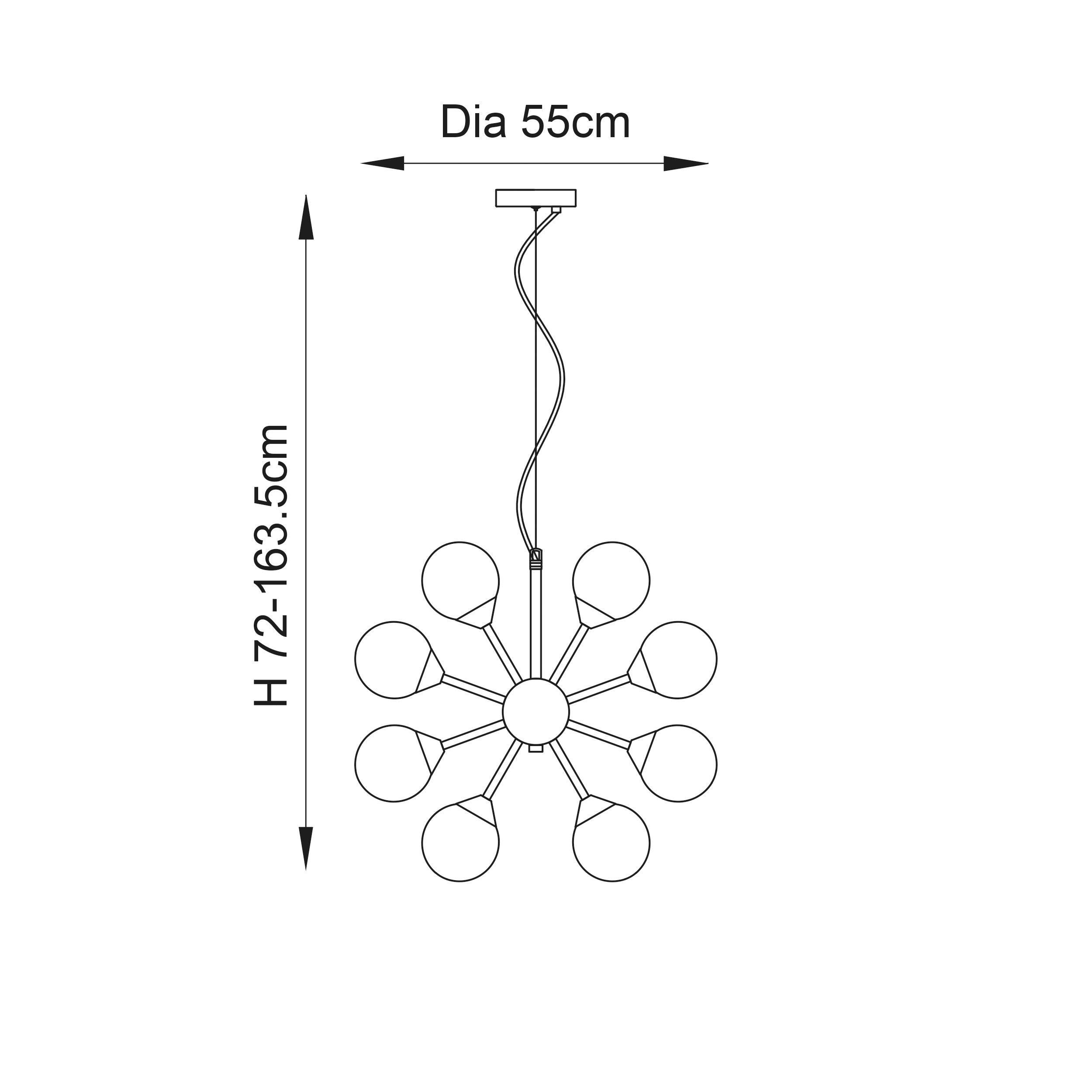 Endon Oscar 28 Brass Finish Light Pendant Ceiling Light-Ceiling Pendant Lights-Endon Lighting living room close up Tiffany Lighting Direct