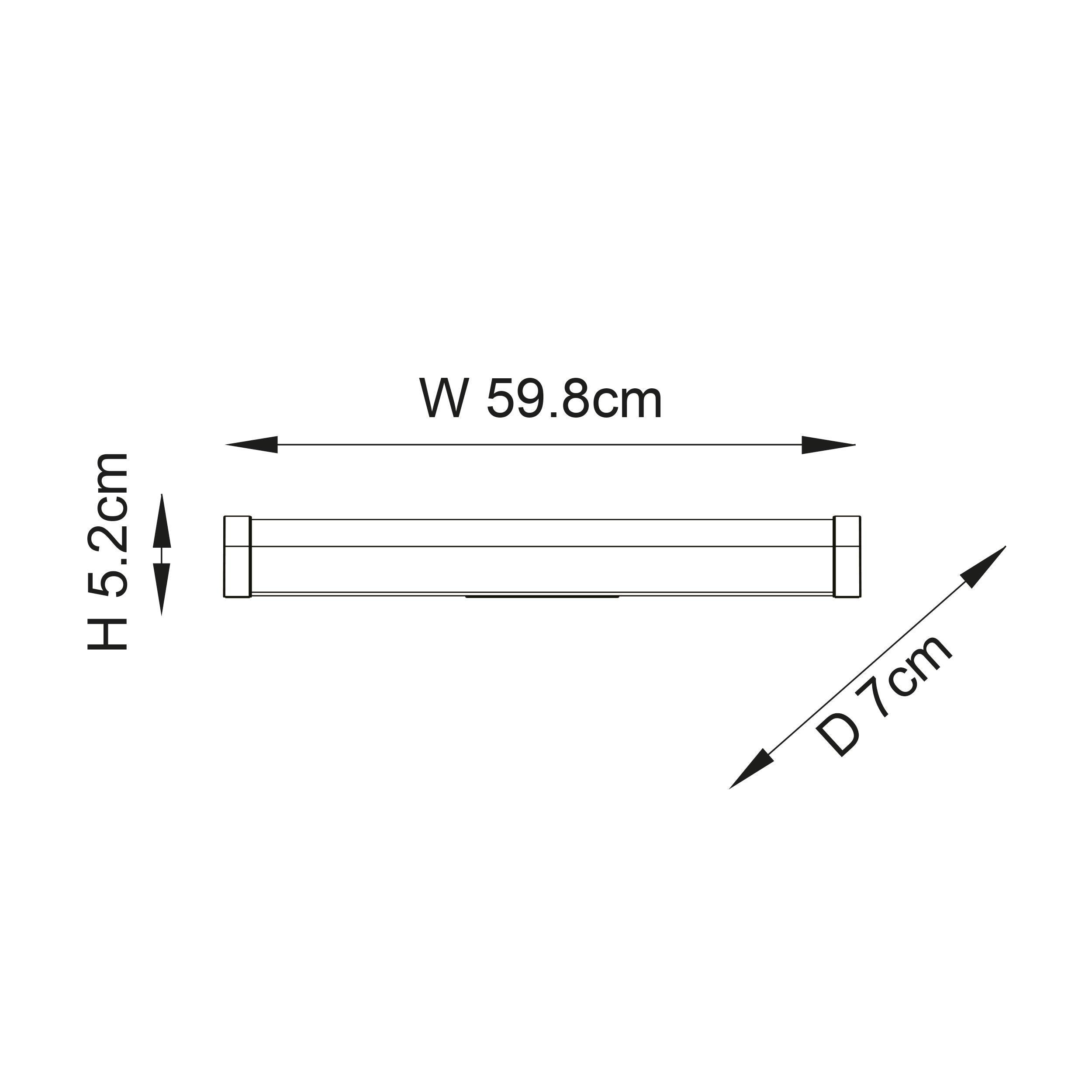 moda chrome finish bathroom wall light by Endon Lighting Hallway lights Close Up