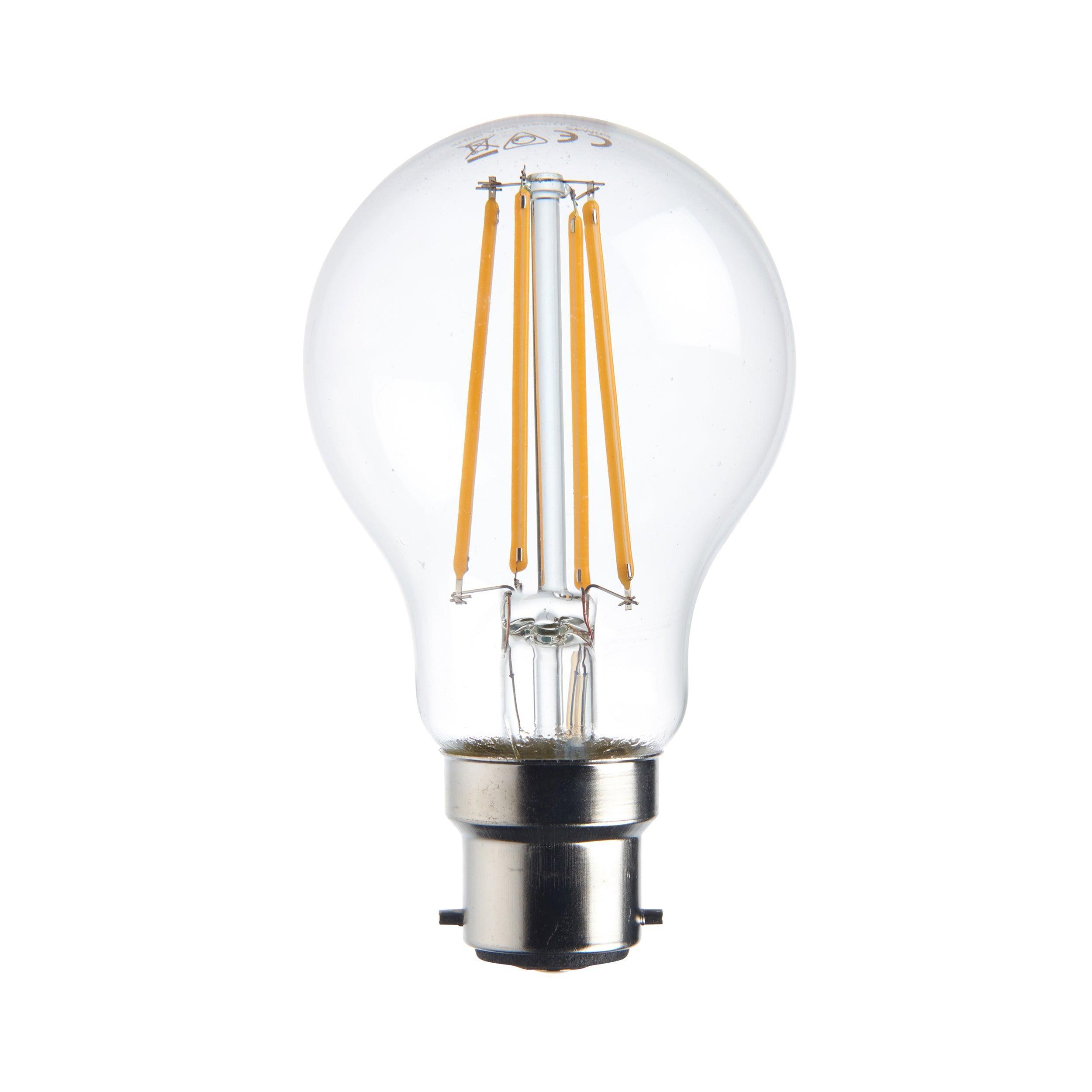 b22 warm white led filament lamp bulb gls dimmable 8w Living room lighting image