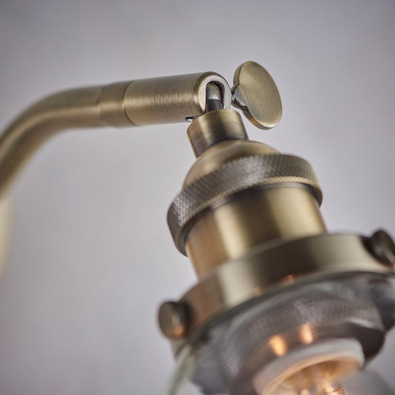 Hansen Brass Wall Light by Endon Lighting-OB-180926