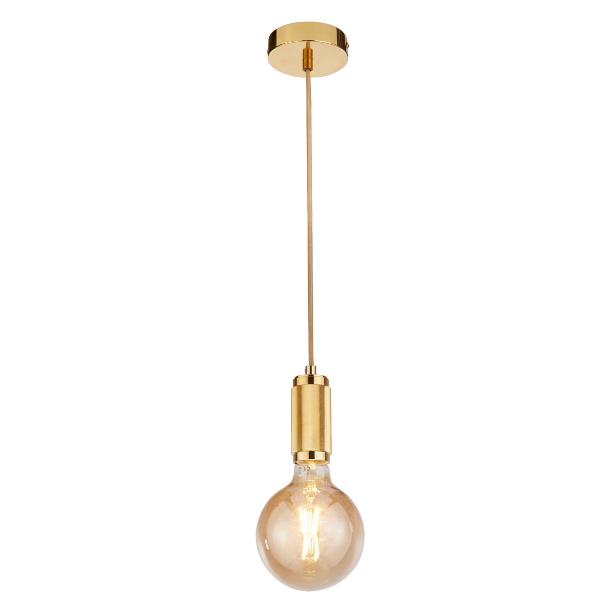 Searchlight Gold Suspension Cable With Braided Cable-warehouse-180926