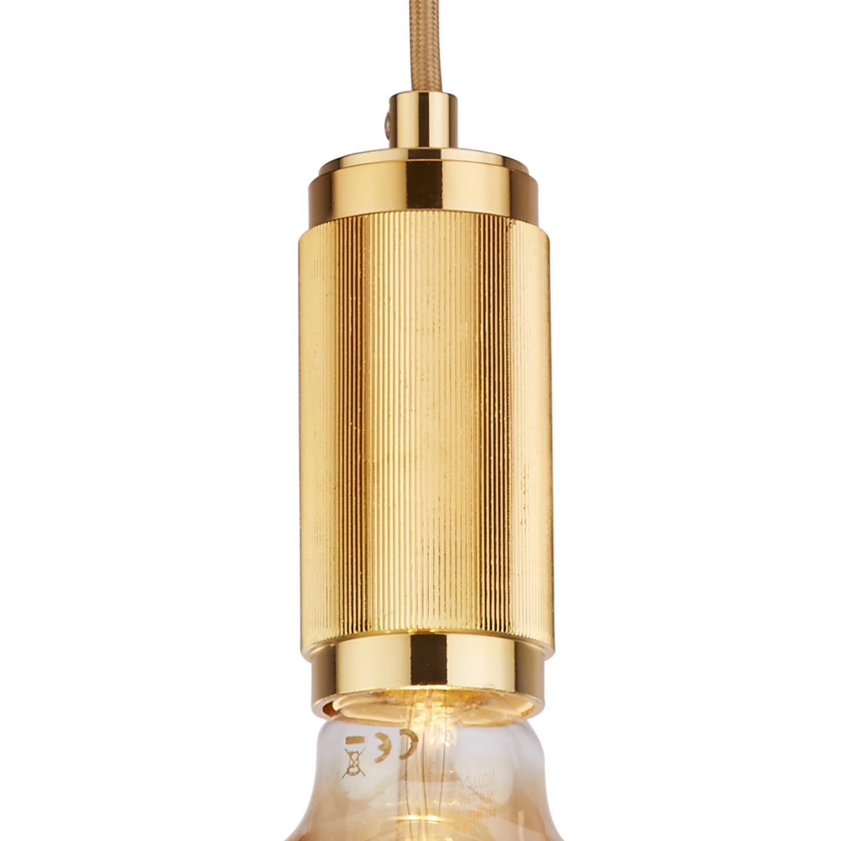 Searchlight Gold Suspension Cable With Braided Cable-warehouse-180926
