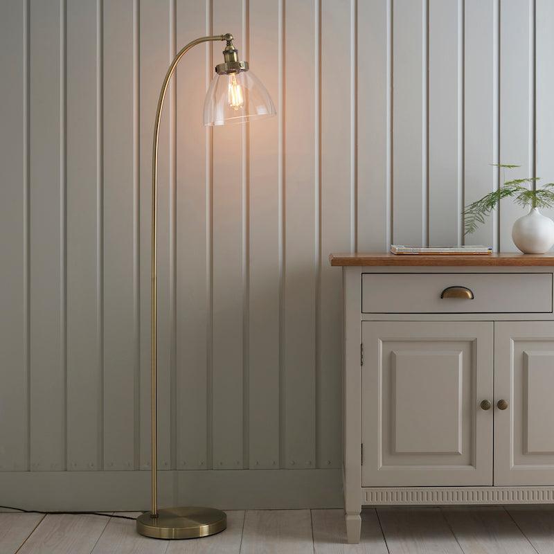 Hansen Brass Floor Lamp-OB-180926