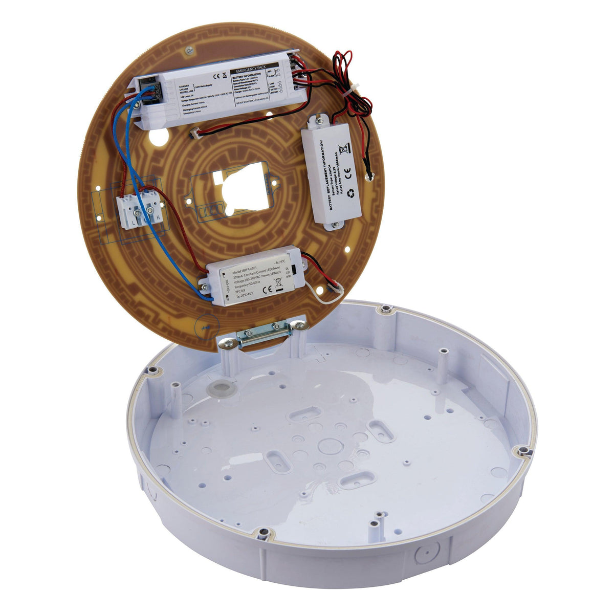 Forca Colour Changing LED Bulkhead with Emergency Backup IP65 18W-warehouse-180926