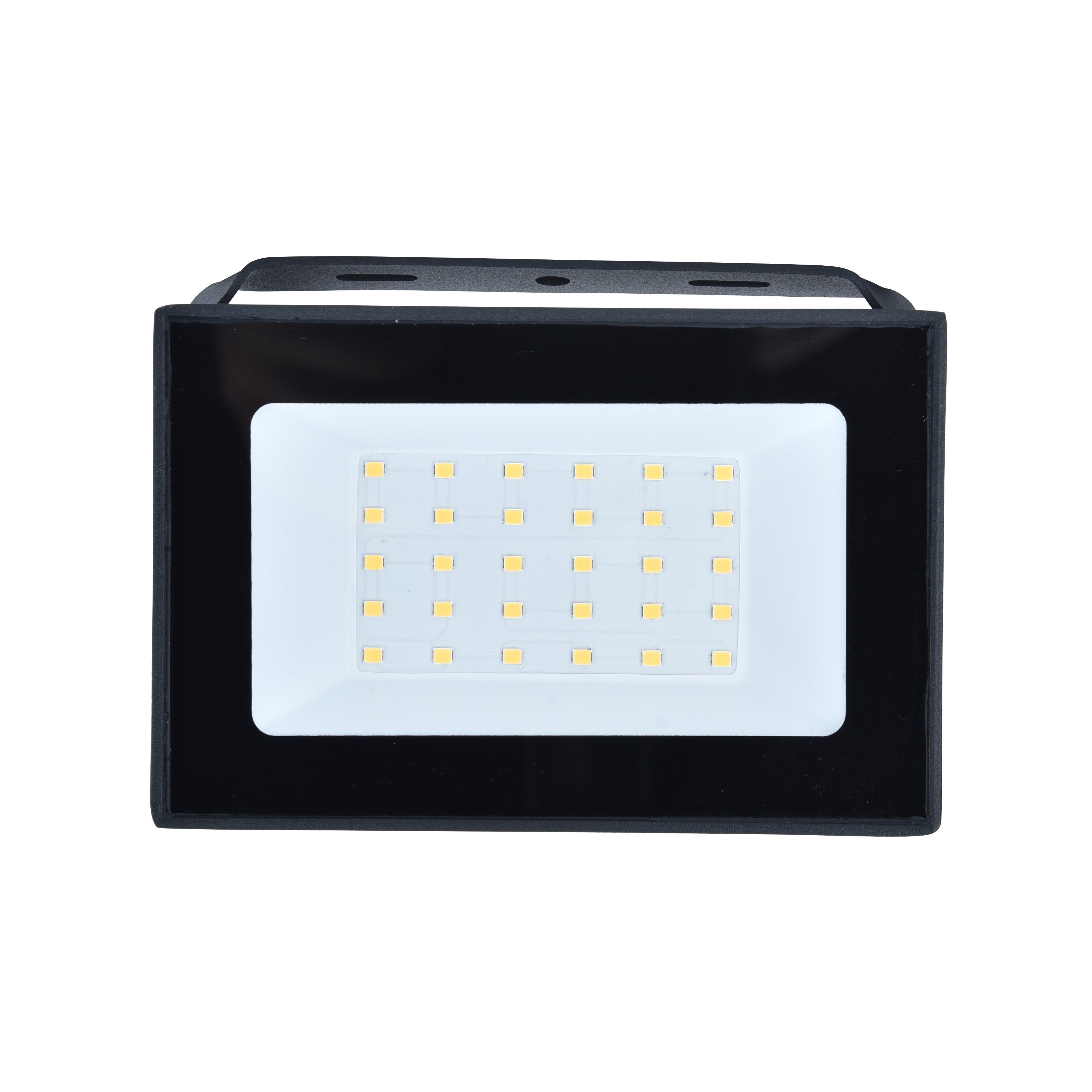 Lutec Halo 30W LED Outdoor Floodlight – Black (IP65)
