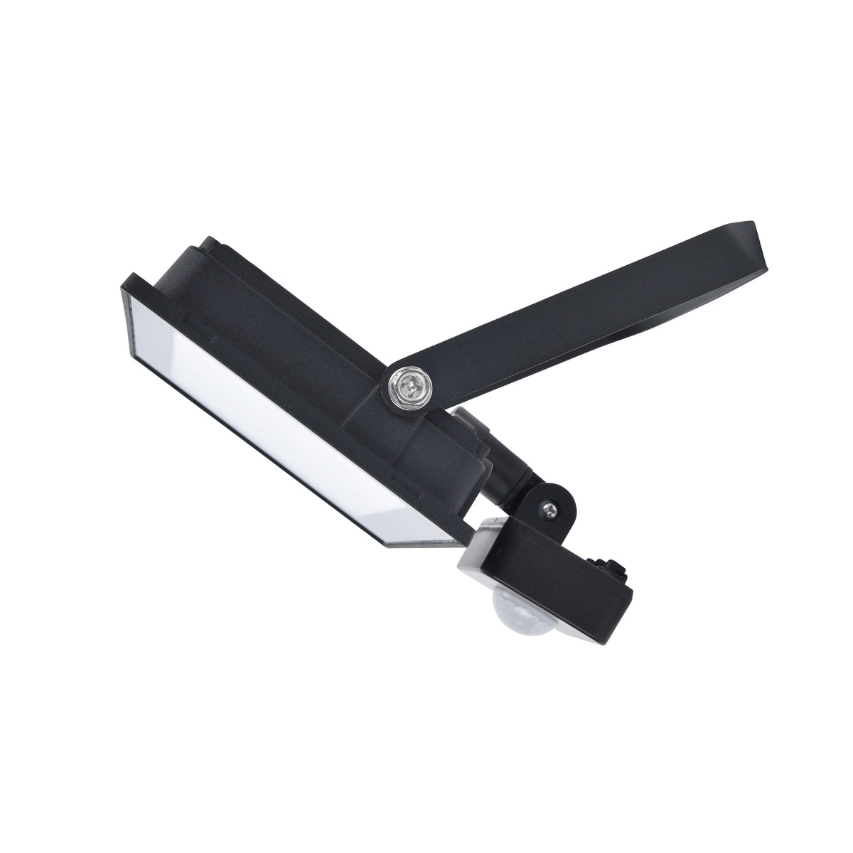 Lutec Halo 50W LED PIR Outdoor Floodlight – Black (IP44) — additional angle