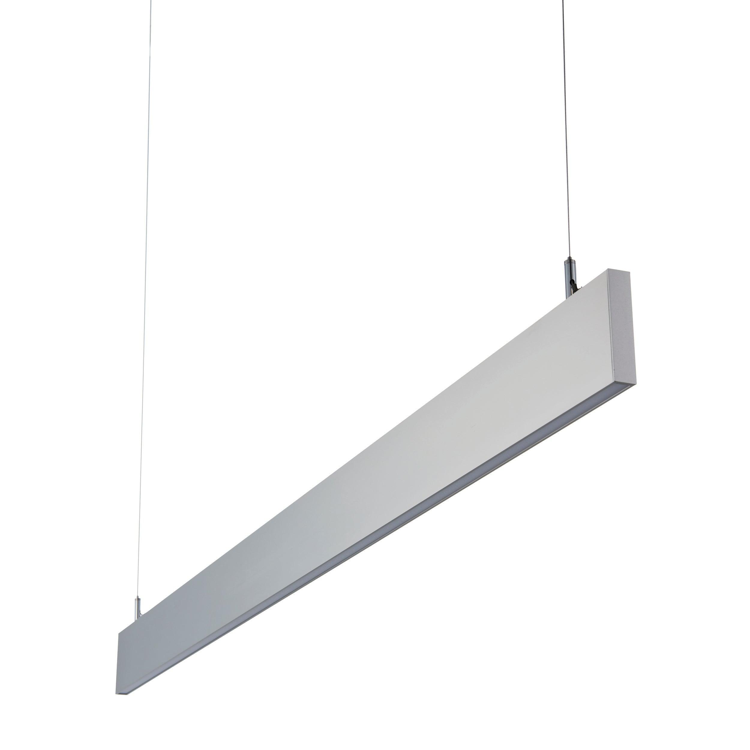 kingsley slim 1 5m led suspended ceiling light by saxby lighting, close up image 17