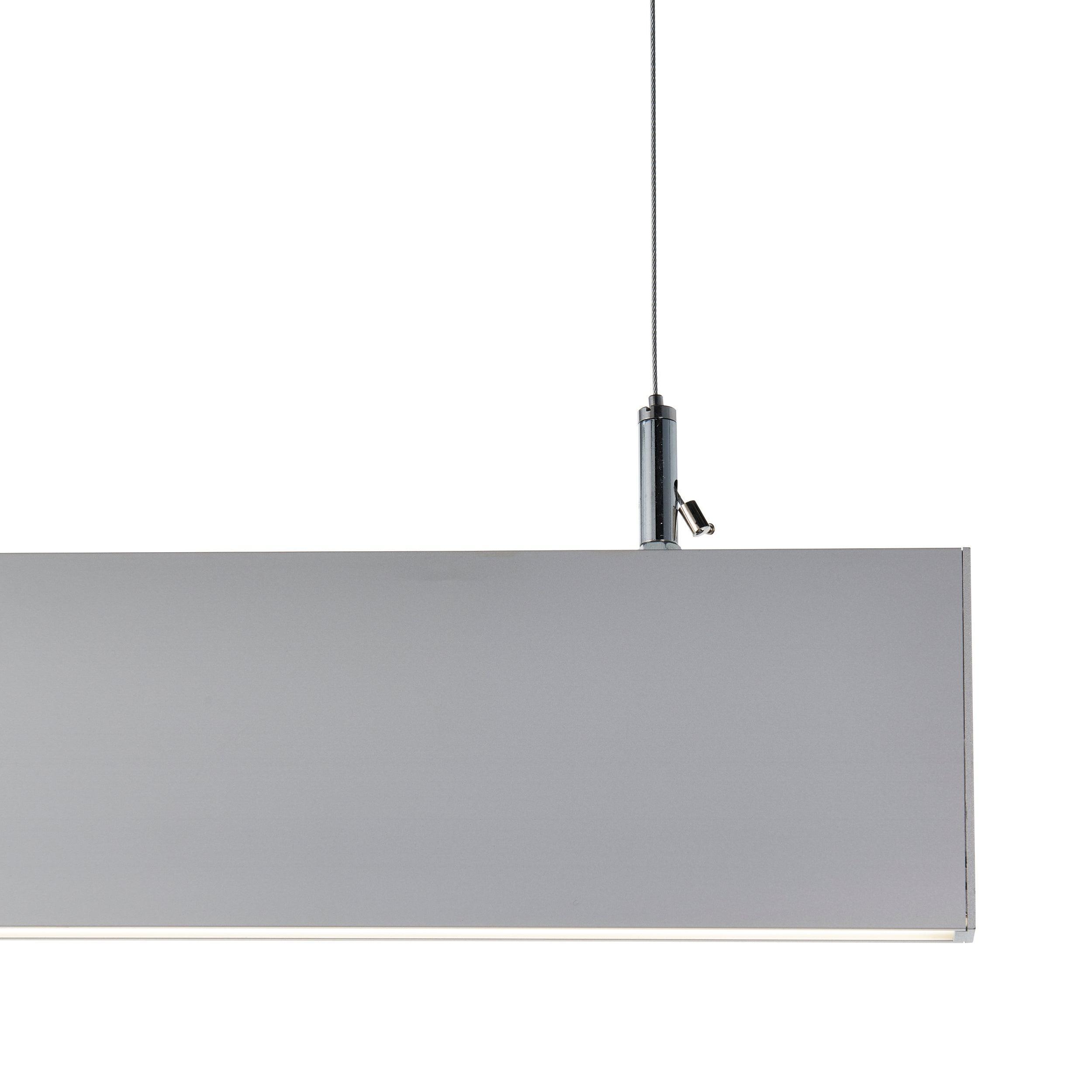 kingsley slim 1 5m led suspended ceiling lightby Saxby Lighting, close up image