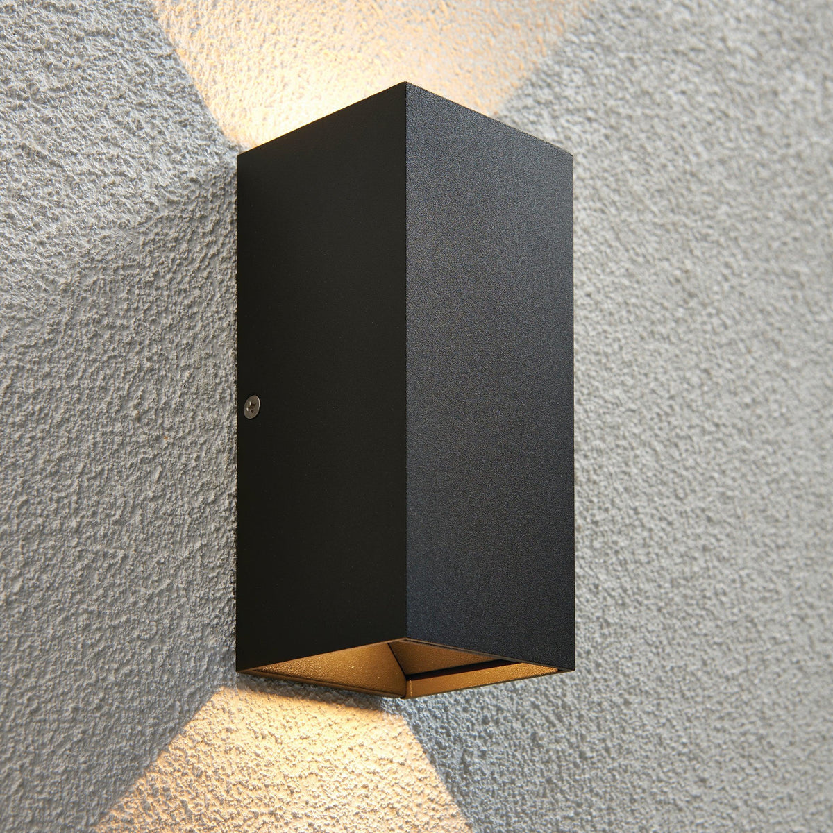 Glover Black LED Outdoor Wall Light IP44 5.5W-warehouse-180926