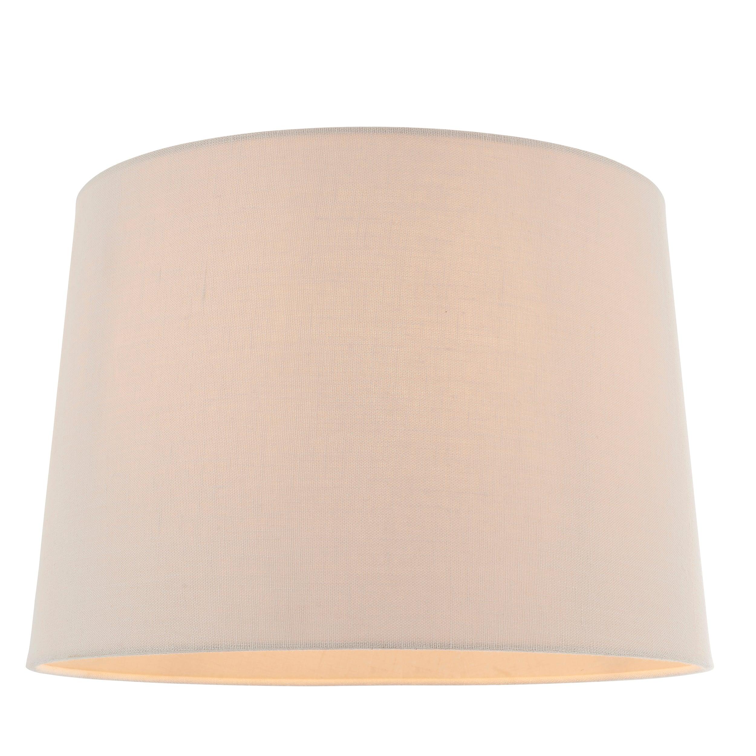 Endon Mia 14 Inch Vintage Natural Linen Lamp Shade-clearance
