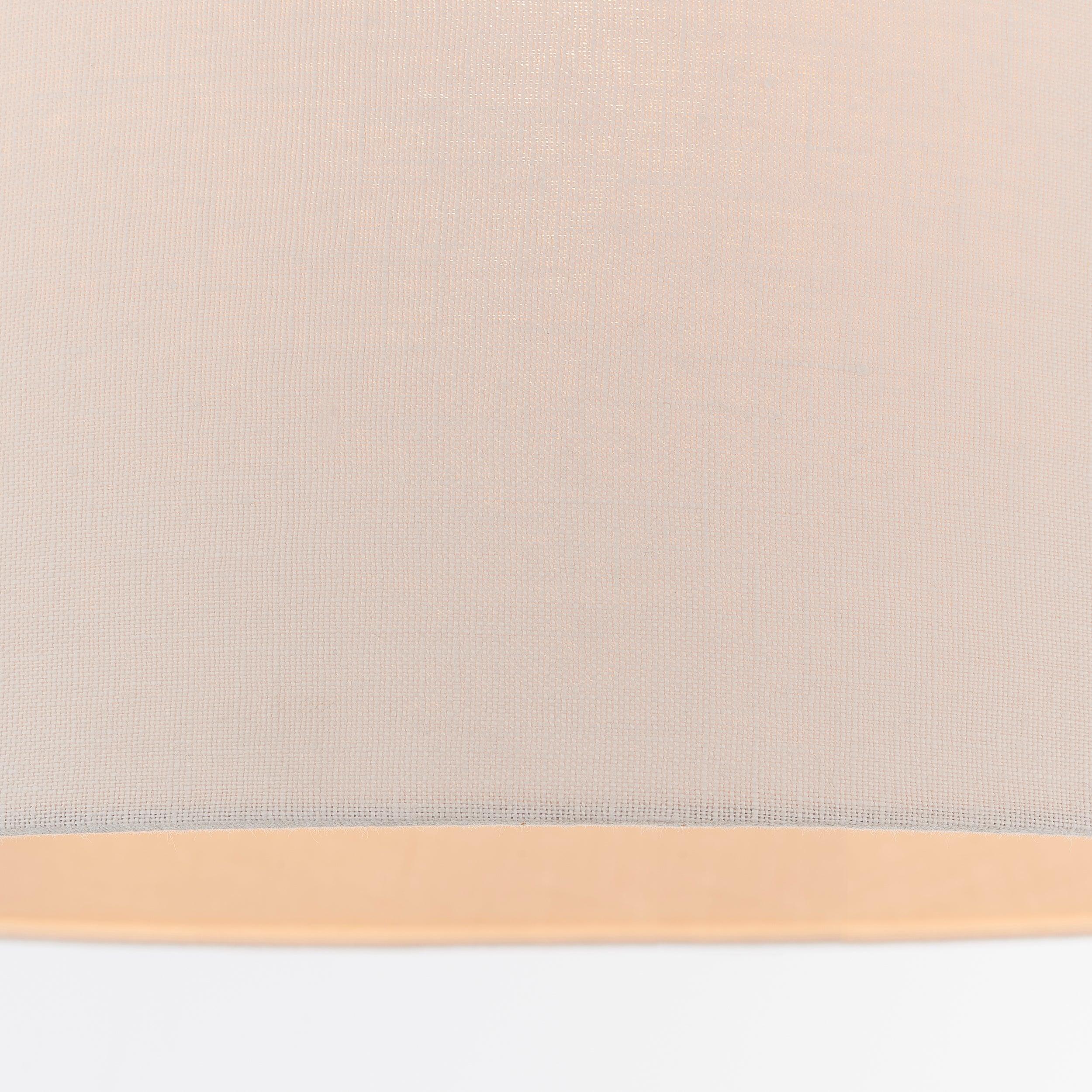 Endon Mia 14 Inch Vintage Natural Linen Lamp Shade-clearance