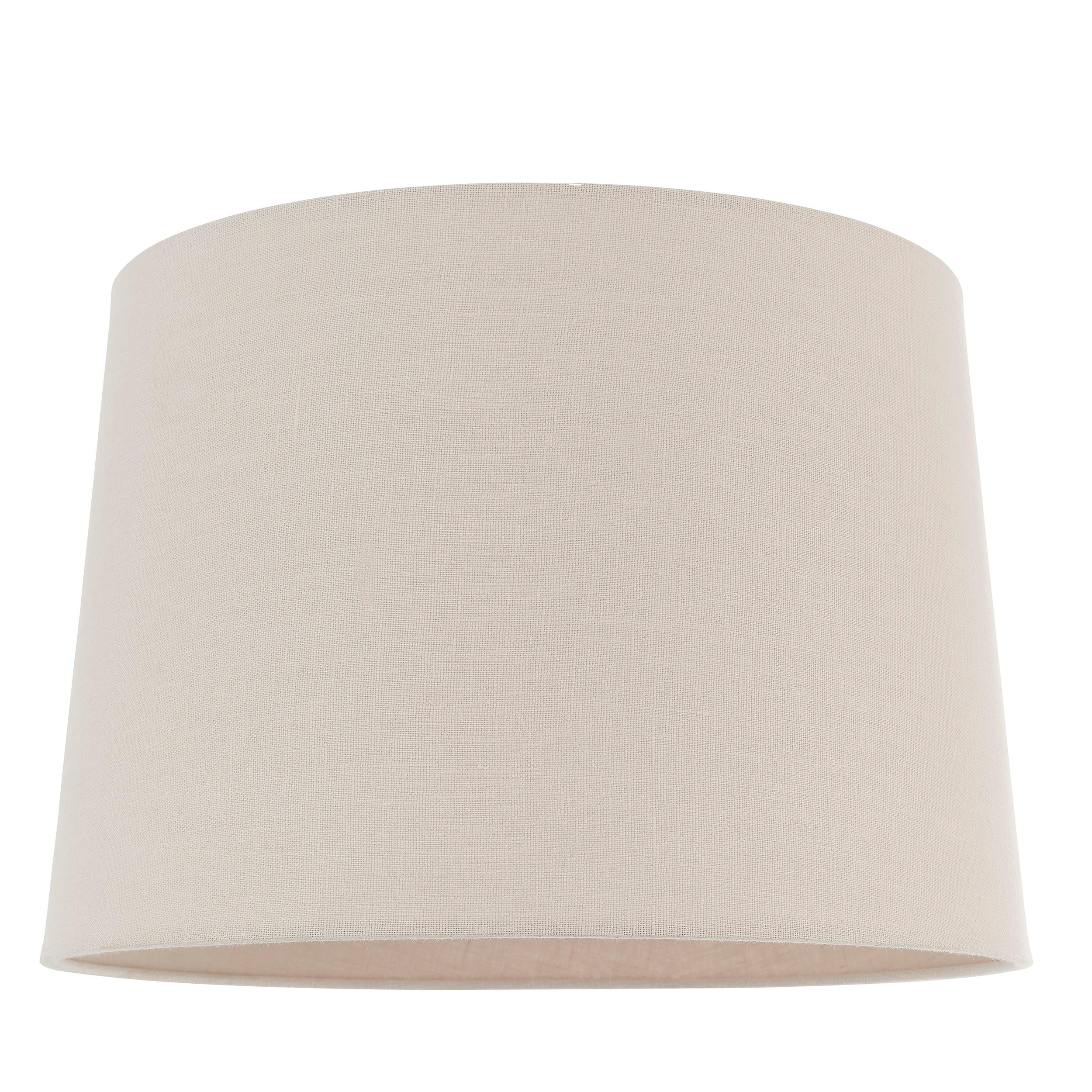 Endon Mia 14 Inch Vintage Natural Linen Lamp Shade-clearance