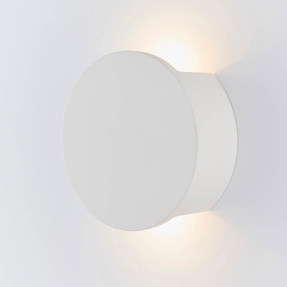 Endon Sanna 2 Light White Plaster Wall Light-warehouse-180926
