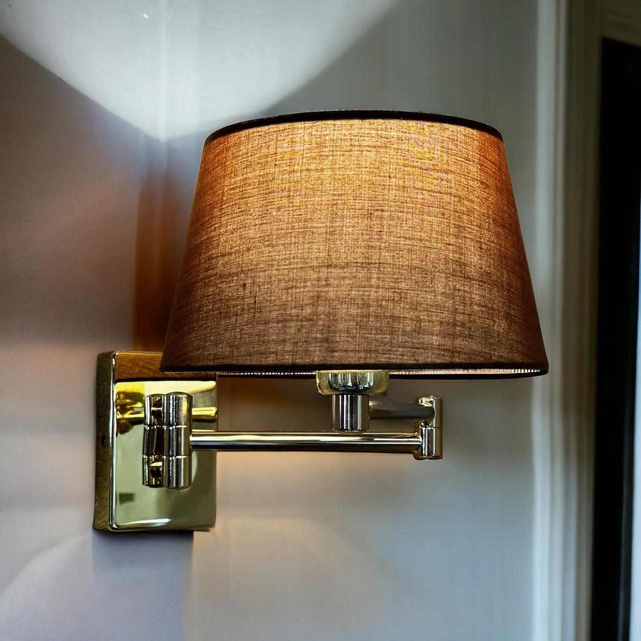 armada polished brass finish double swing arm wall light Bedtoom Lighting Greater Image