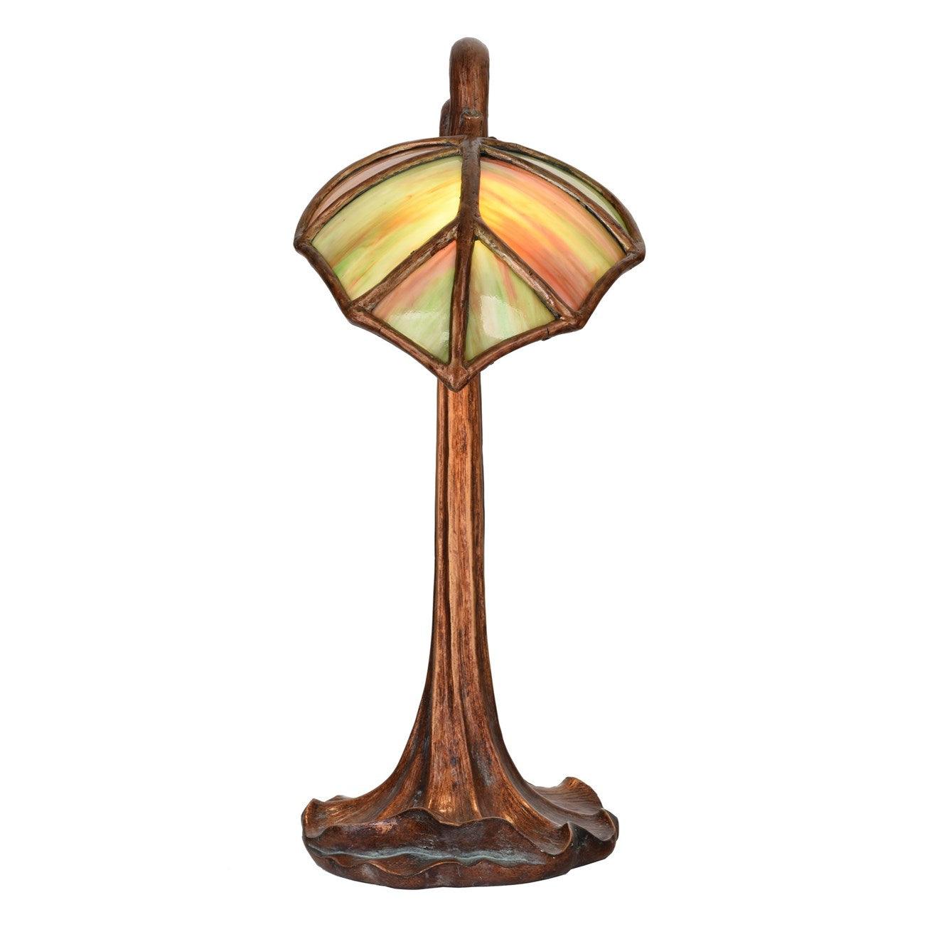 alocasia leaf swan neck tiffany lamp Living room lighting image
