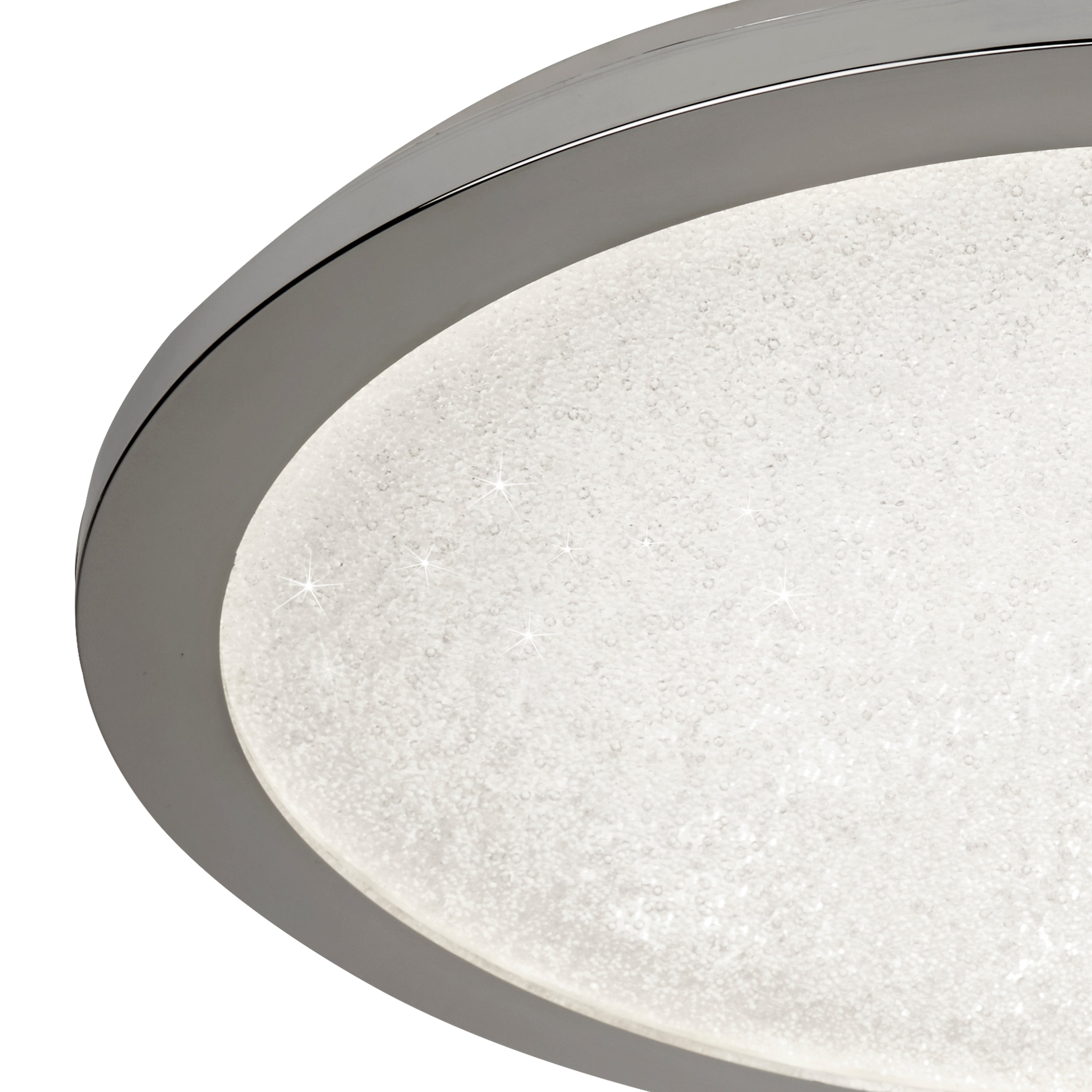 Searchlight Scilly Chrome IP44 LED Flush -60cm