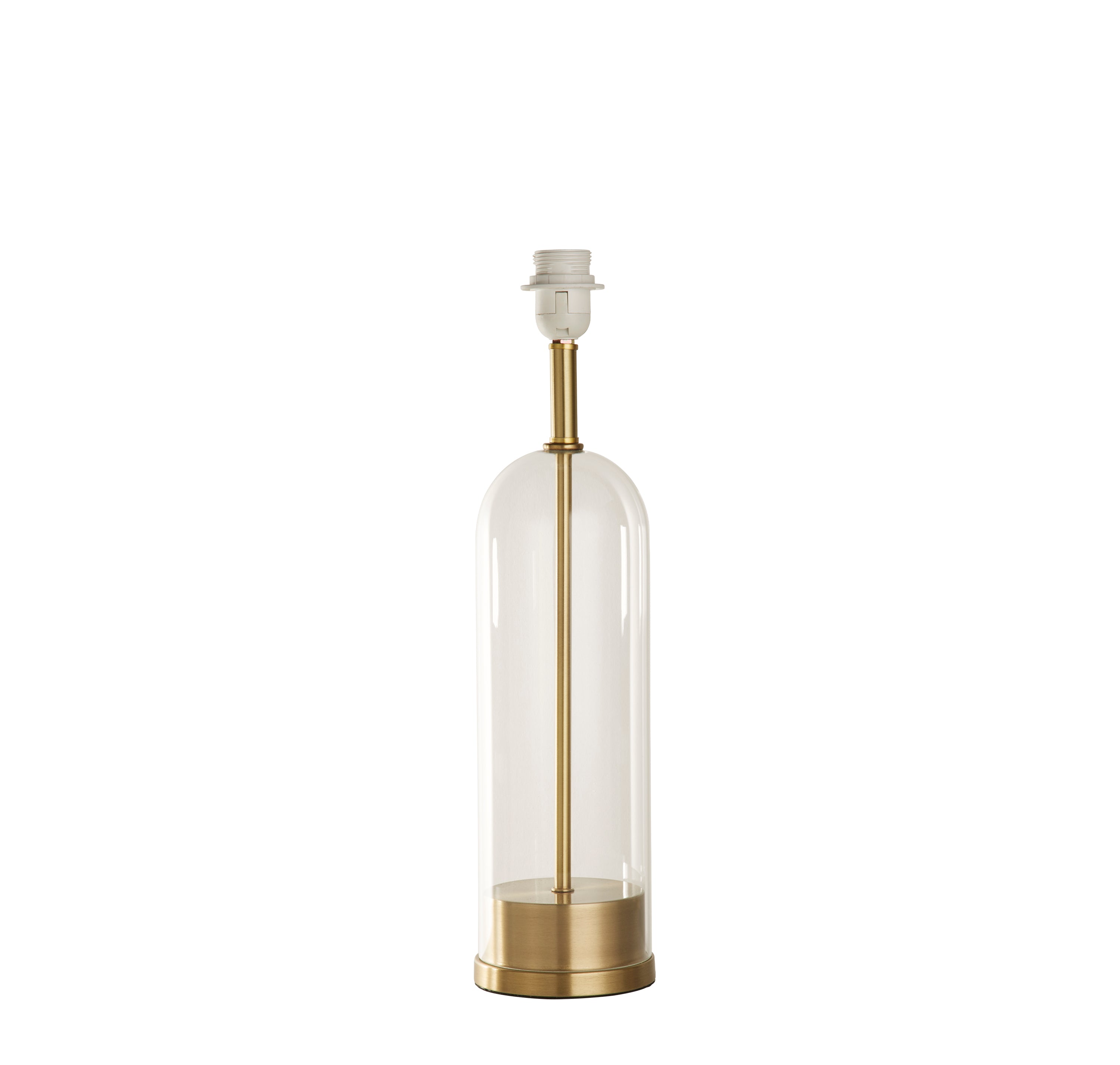 Base Only - Oxford Table Lamp - Brass Metal & Glass