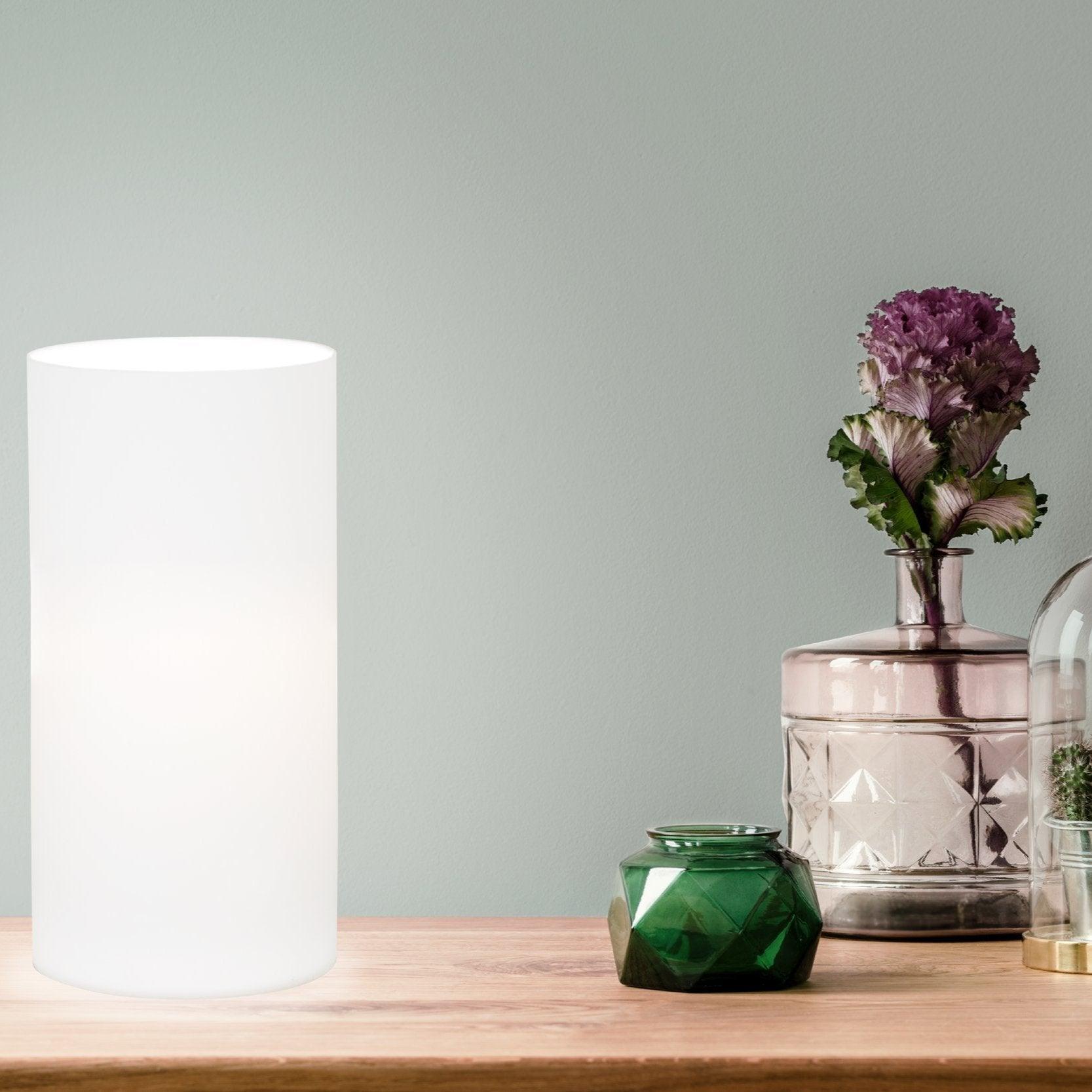 Eglo Geo Opal Glass Cylinder Table Lamp-warehouse-40