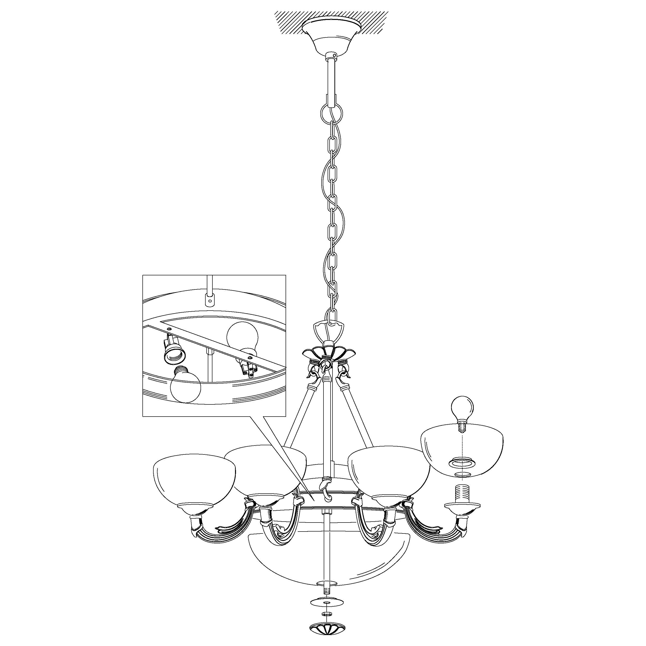 eglo savoy 6 light bronze and white glass ceiling pendant hallway lighting